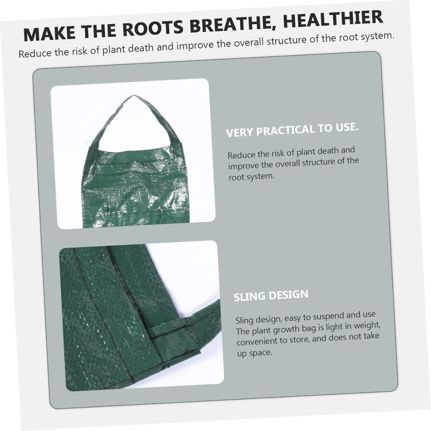 SUPVOX 4Pcs Hanging Strawberry Planter Wall Mount Garden Grow Bag Upside down Planter Vegetable Planting Bags for Patio Balcony image number 4