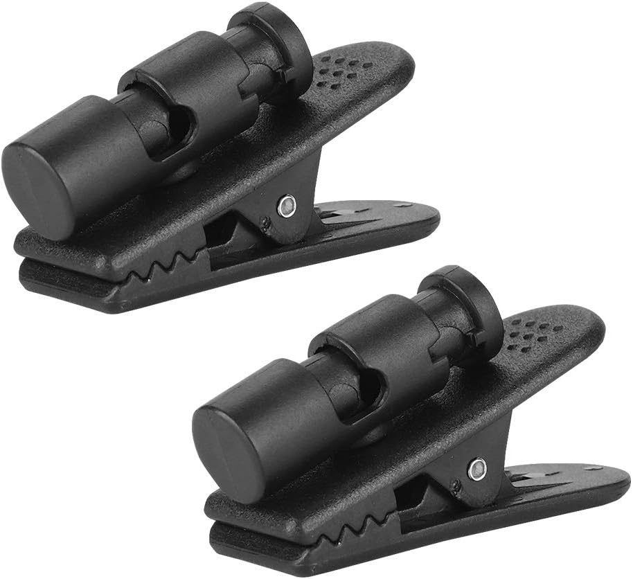 Cuifati 2 Pack Black Earphones Headset Clip, Wired, in Ear, Tangle Free, Sport, Unisex, Black image number 4