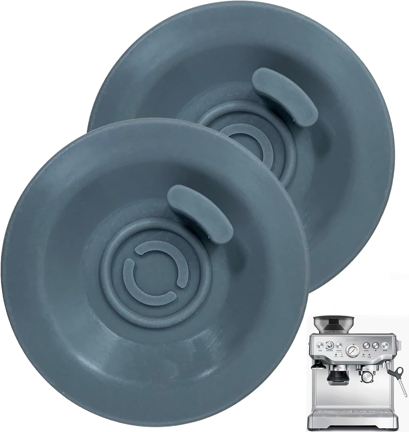 Tongke 1Pack 54Mm Backflush Cleaning Disc Blind Insert Parts Compatible with Selected for Breville Espresso BES500 BES810 BES840 BES860 BES870 BES880/11.2, Rubber Disks