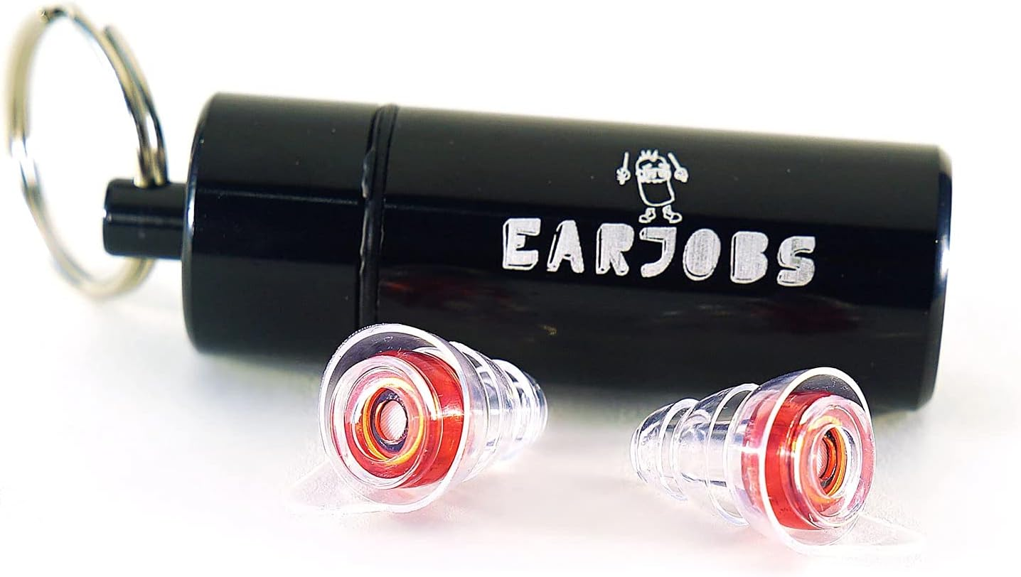 Earjobs&trade; MUSICMATE&reg; Child Size High Fidelity Music Ear Plugs Aus Best Noise Reduction for Musicians, Concerts, Festivals & Drummers (Earplugs and Case) image number 3