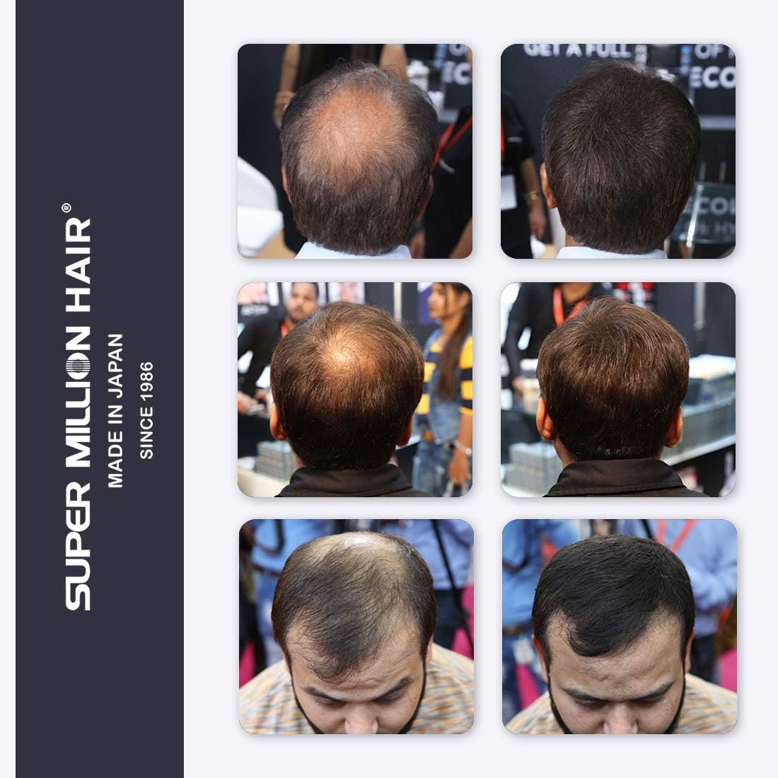 Super Million Hair 15G (No.3 Light Brown) - No.3 Light Brown image number 3