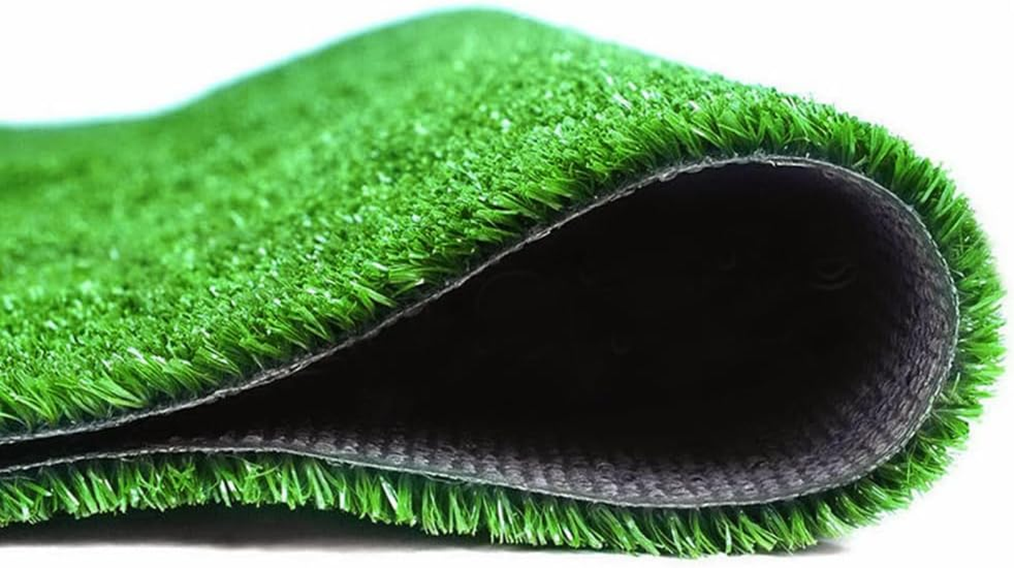 MSKIRA Artificial Turf Rug Synthetic Turf Artificial Grass 15Mm 2X5M/10SQM Green Plastic Fake Grass Plant Lawn Flooring Outdoor for Garden, Lawn, Patio, Playground ((W X L):2M X 5M(10Sqm)) image number 4