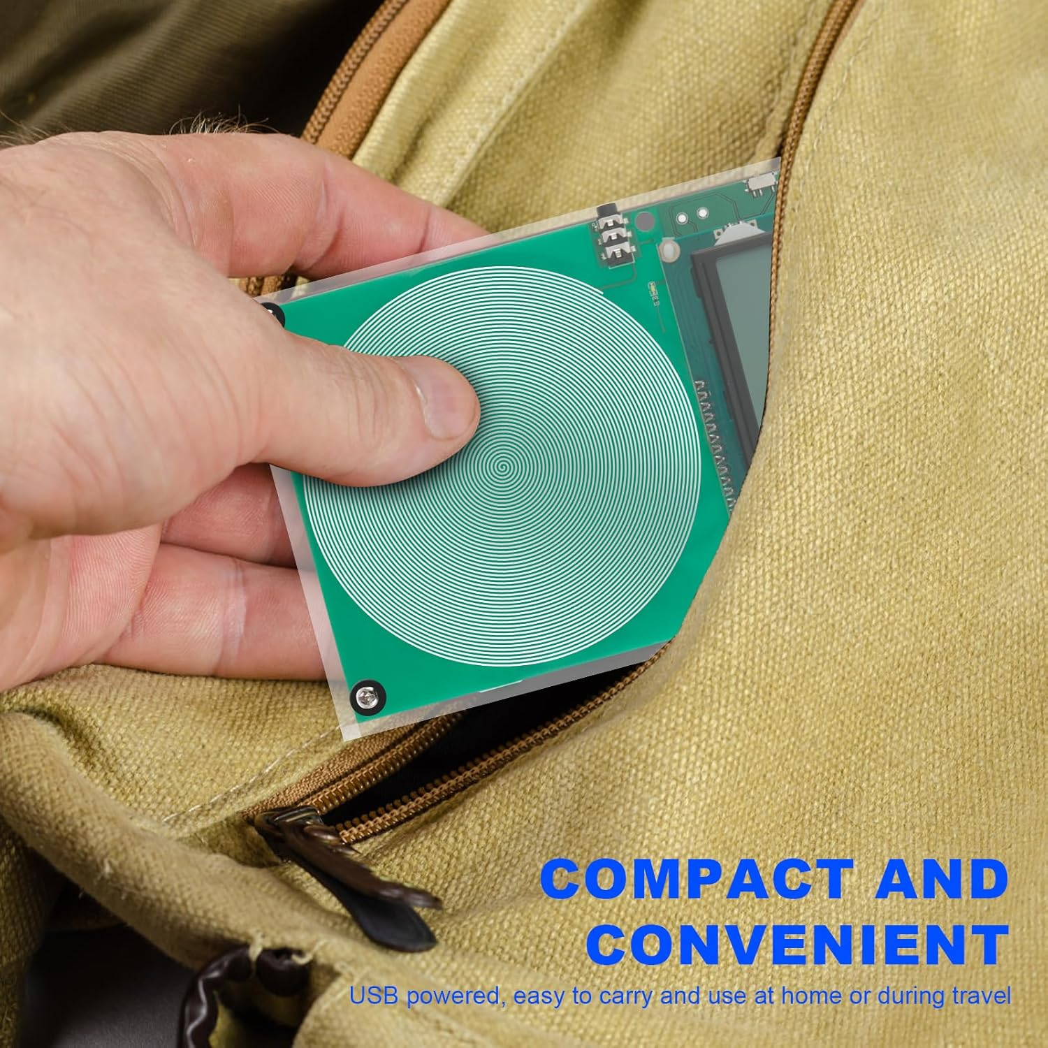 Portable 7.83 Hz Ultra Low Frequency Generator round Schumann Wave Signal Generator 0.1 Hz to 30000 Hz Adjustable Schumann Resonance Sine Wave Generator Resonator for Relexation Sleep image number 3