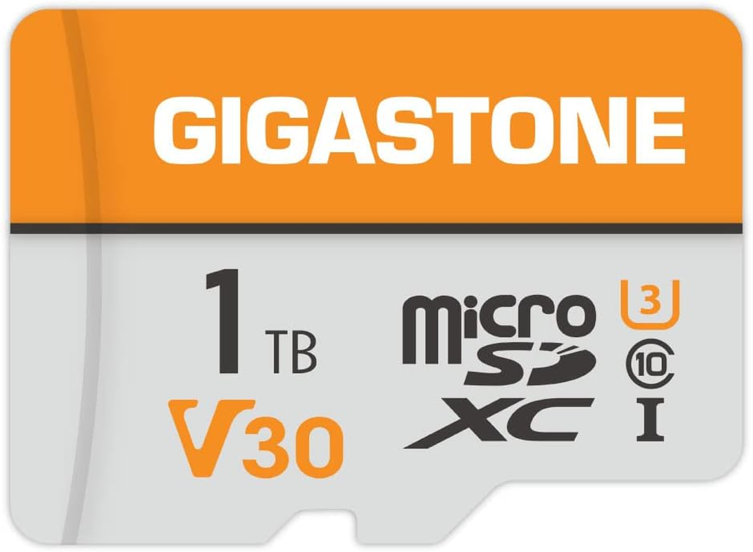 Gigastone 1TB Micro SD Card, 4K Video Pro, Gopro, Surveillance, Security Camera, Action Camera, Drone, 140Mb/S Micosdxc Memory Card UHS-I V30 Class 10 image number 3