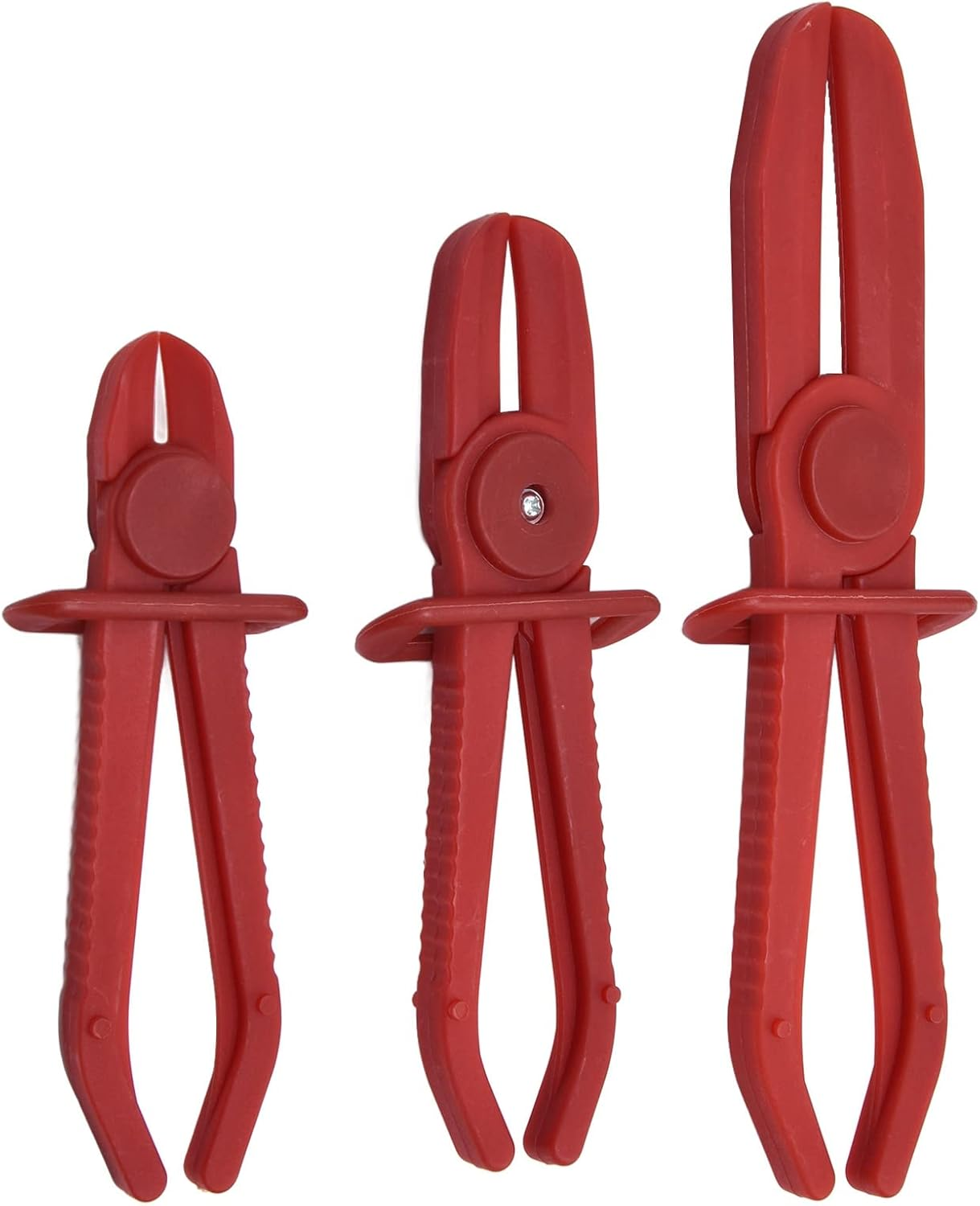 3Pcs Hose Pinch Pliers Fuel Line Brake Clamp Nylon Tool Set Kit for Workshop Factory image number 4