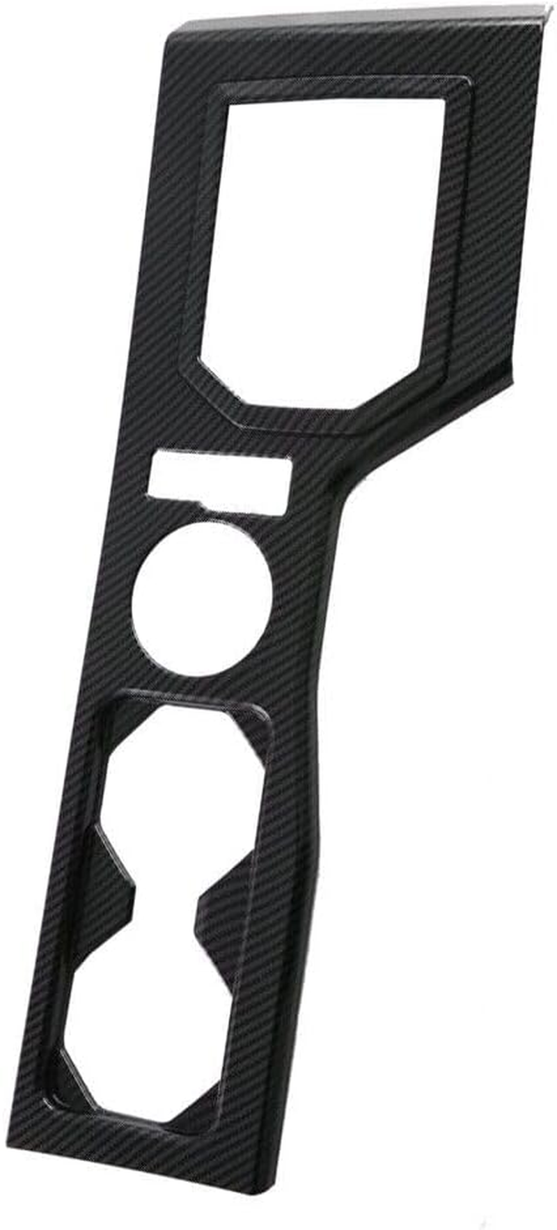GZBFTDH Carbon Fiber Gear Shift Panel Cover Accessories for Mitsubishi Triton 2024 2025, Car Parts Protector Guard Plate ABS image number 3