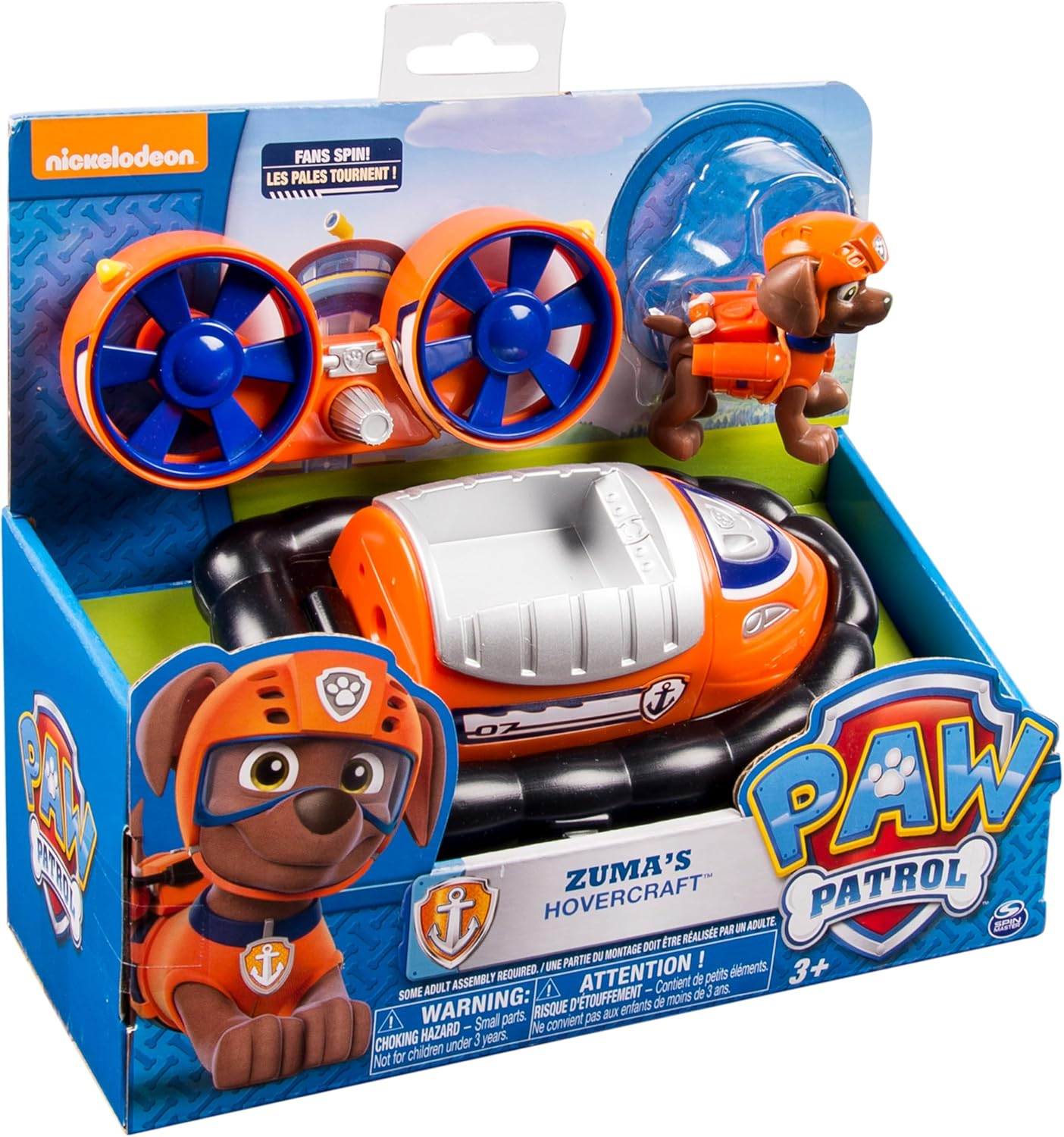 Paw Patrol Zuma'S Hovercraft, Vehicle and Figure image number 1
