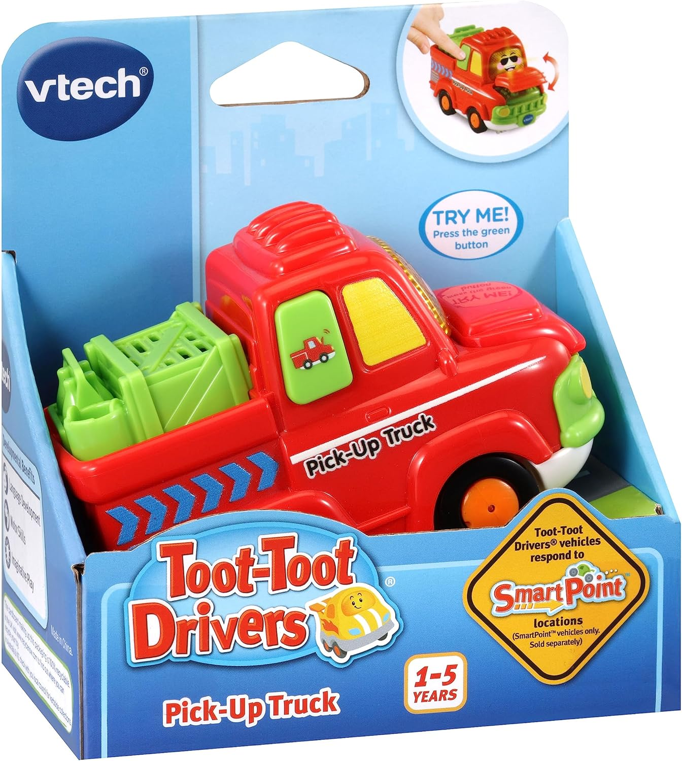 Vtech 540103 Toot Drivers Pick-Up Truck, Multicolor image number 2