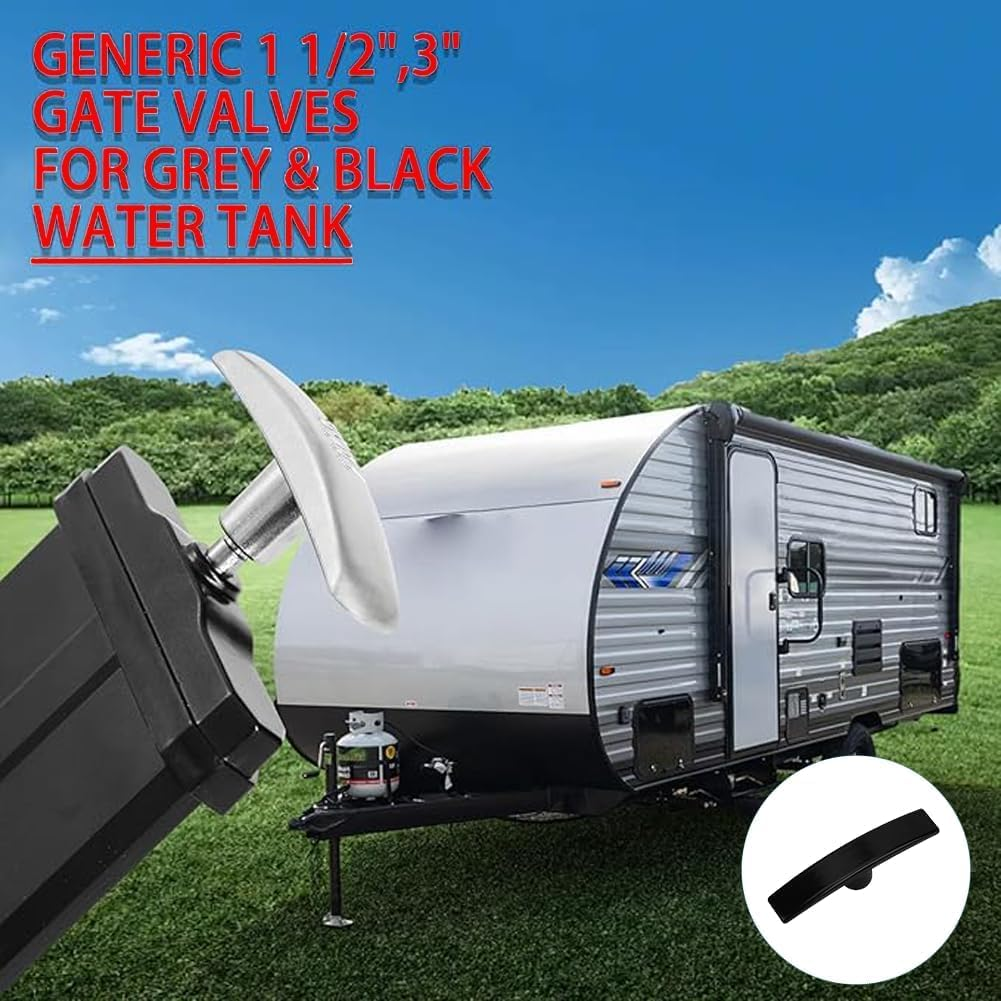 4Pcs RV Waste Valve Handles, Replacement Accessories Compatible with CAMCO for 1 1/2" and 3" Water Tank Gate and Sewer Dump Valves image number 2