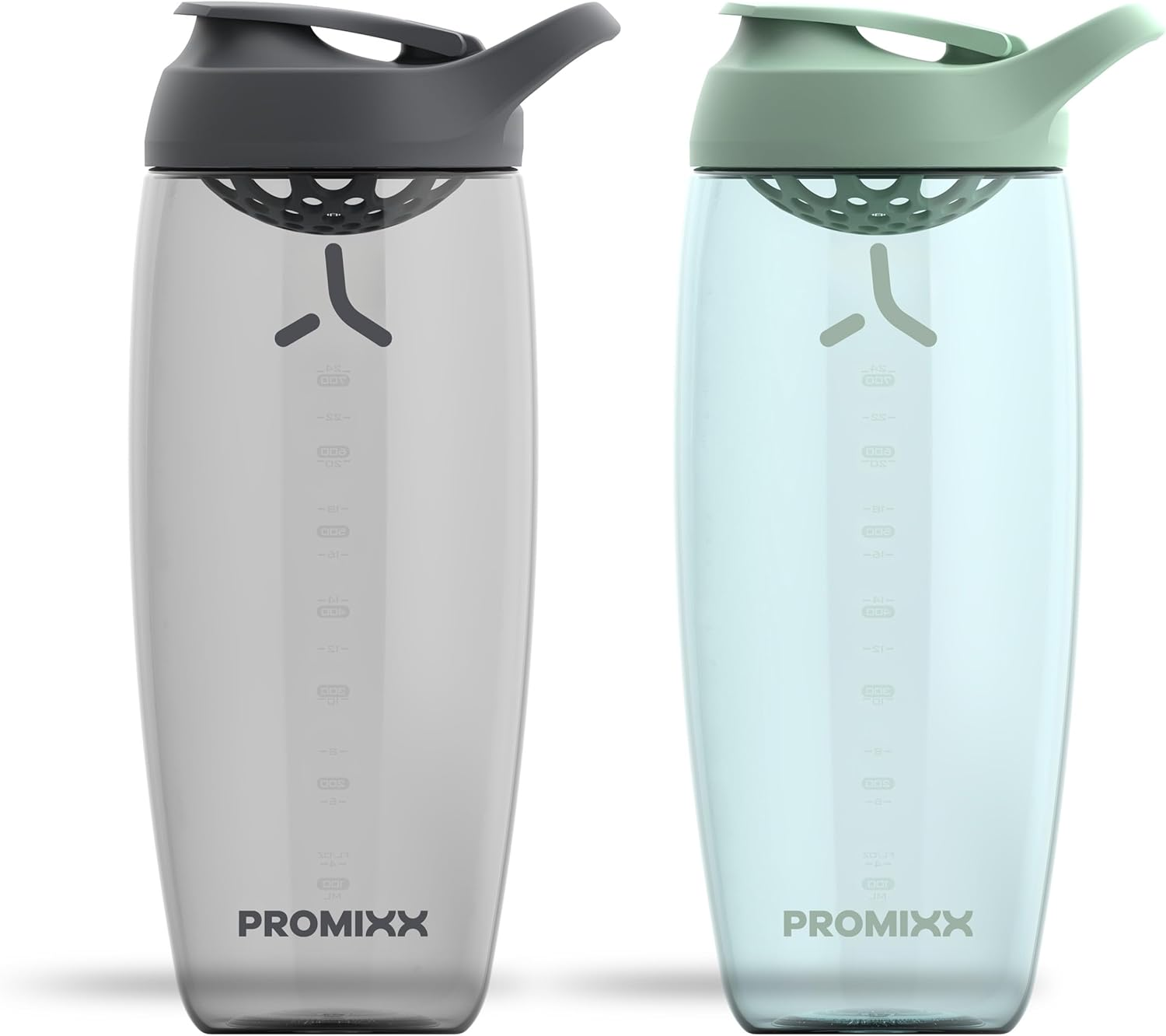 Promixx PURSUIT Protein Shaker Bottle &ndash; Premium Sports Blender Bottles for Protein Mixes and Supplement Shakes &ndash; Easy Clean, Durable Protein Shaker Cup