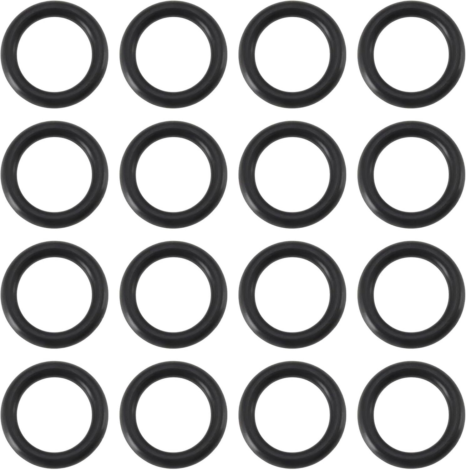 SG Store 100PCS Nitrile Rubber O-Rings Outer Diameter 16Mm Inner Diameter 11Mm Thickness 2.5Mm for Nozzles Sprinklers Spray Guns 1/2 Inch Hose Systems image number 1