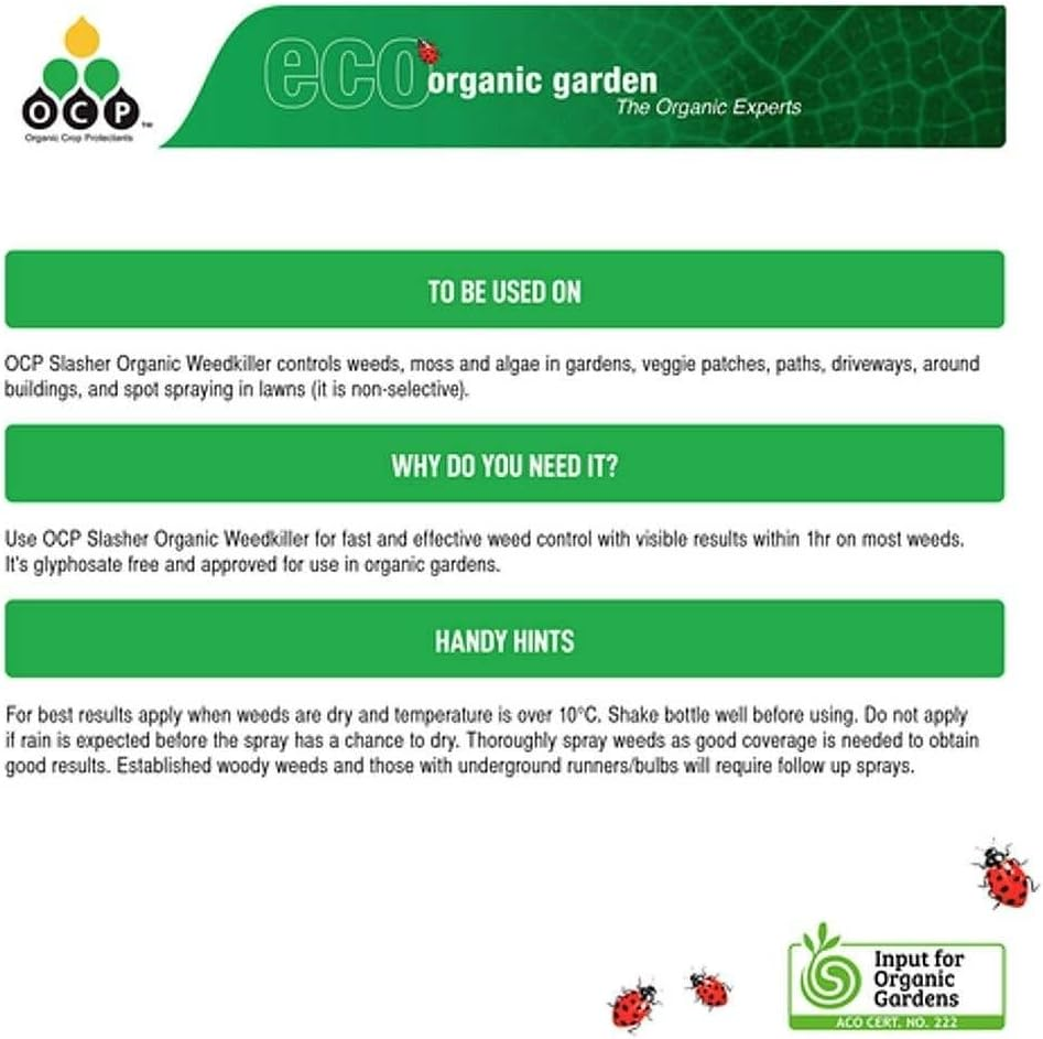 OCP Ready to Use Slasher Organic Weedkill 3 Litre image number 1