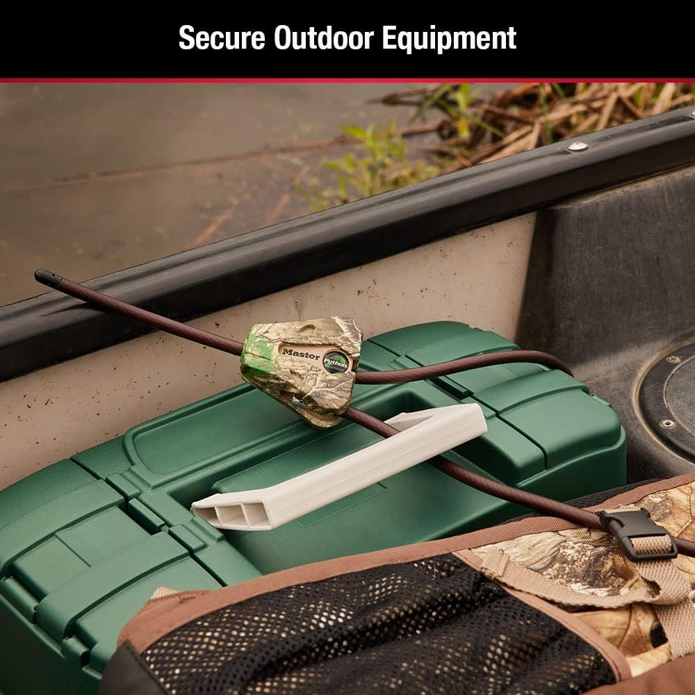 Master Lock 8418D Python Cable Lock with Key, 1 Pack