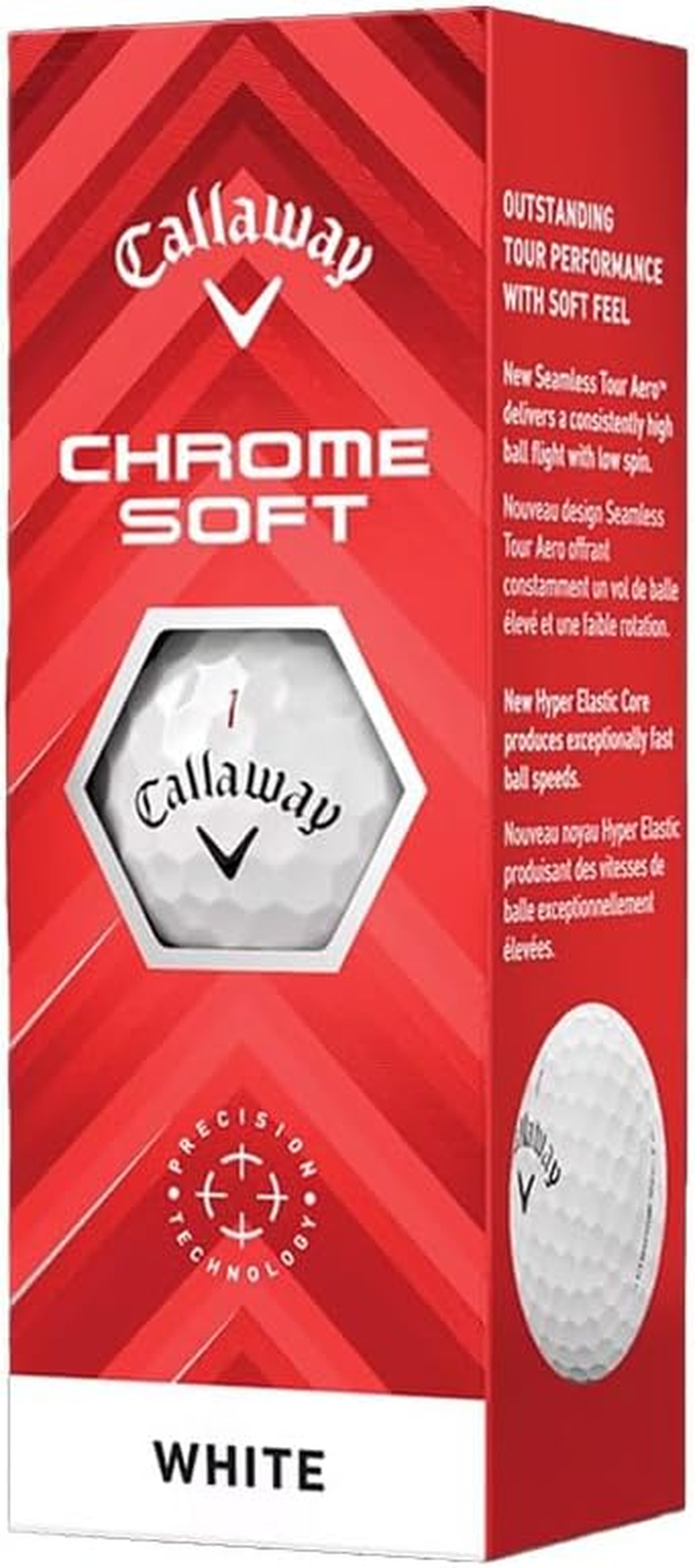 キャロウェイ(Callaway) ゴルフボール Chrome Soft 24 3個入り image number 2