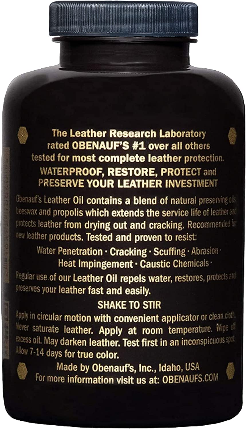 Obenauf'S Leather Oil 16Oz. - Restores Dry Leather - Made in the US image number 2