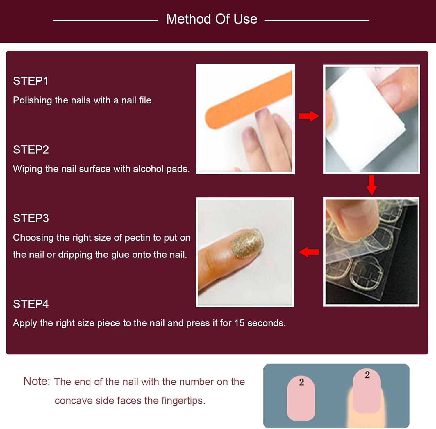 24 PCS Valentine'S Day Press on Nails Bow, Heart, Cherry, and Rhinestone Fake Nails Medium Gifts for Women and Girls (No.27) image number 1