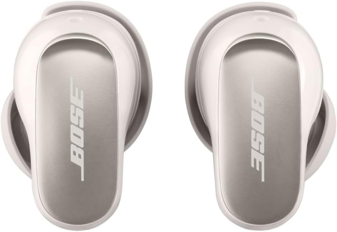 Bose Quietcomfort Ultra Wireless Noise Cancelling In-Ear Earbuds, Bluetooth Noise Cancelling Earbuds with Spatial Audio and World-Class Noise Cancellation, White Smoke - White image number 3