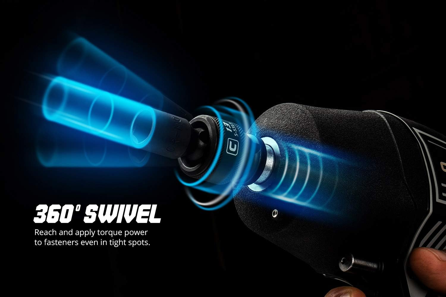 Capri Tools 5-33403/8 in Drive Universal Impact Socket Set, 8-19 Mm Metric, 12-Piece image number 1