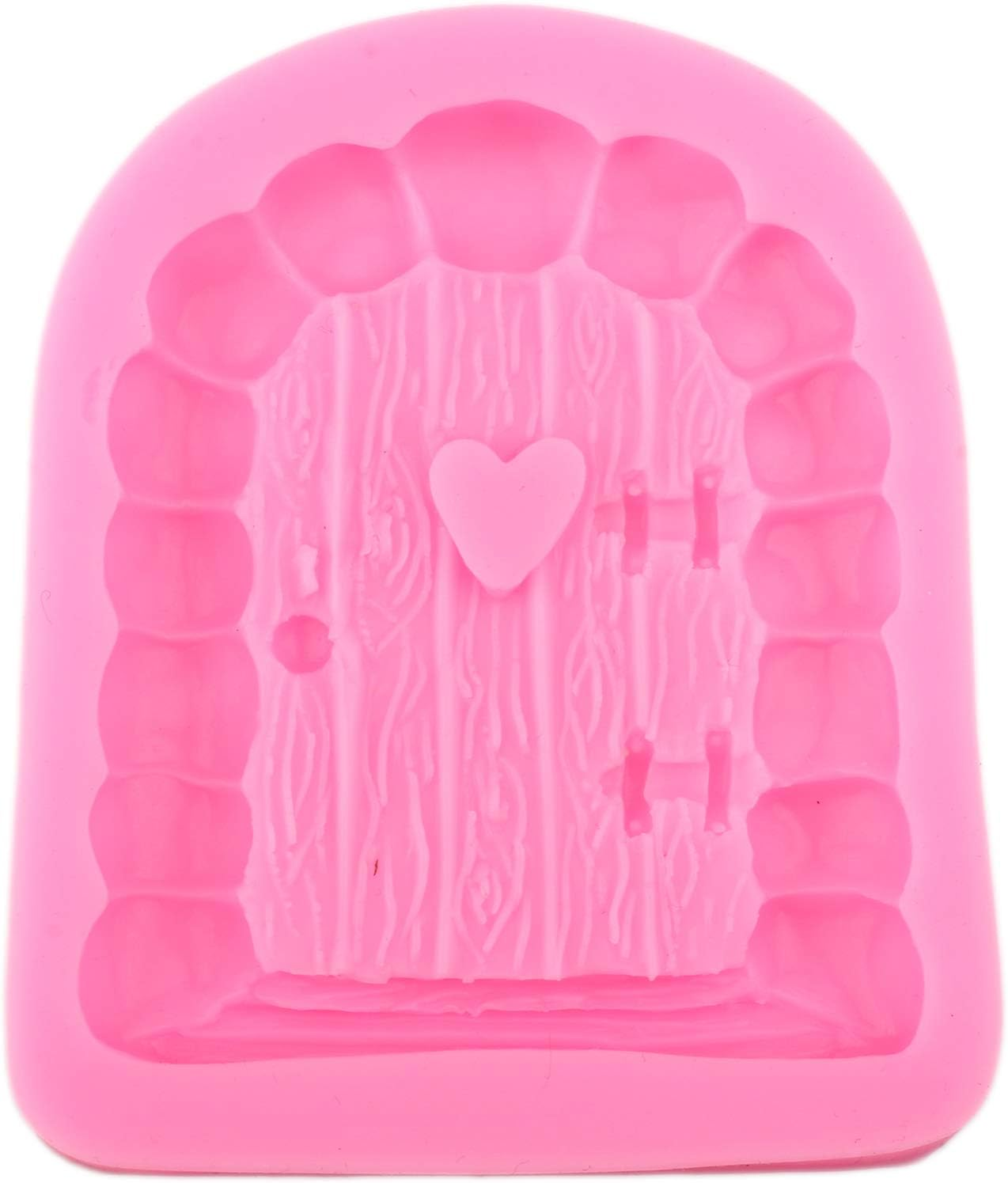 Mujiang Enchanted Vintage Fairy Garden Fairy Gnome Home Door Snail Silicone Chocolate Fondant Molds Crafting Polymer Clay Cake Decorating Set of 4 image number 6