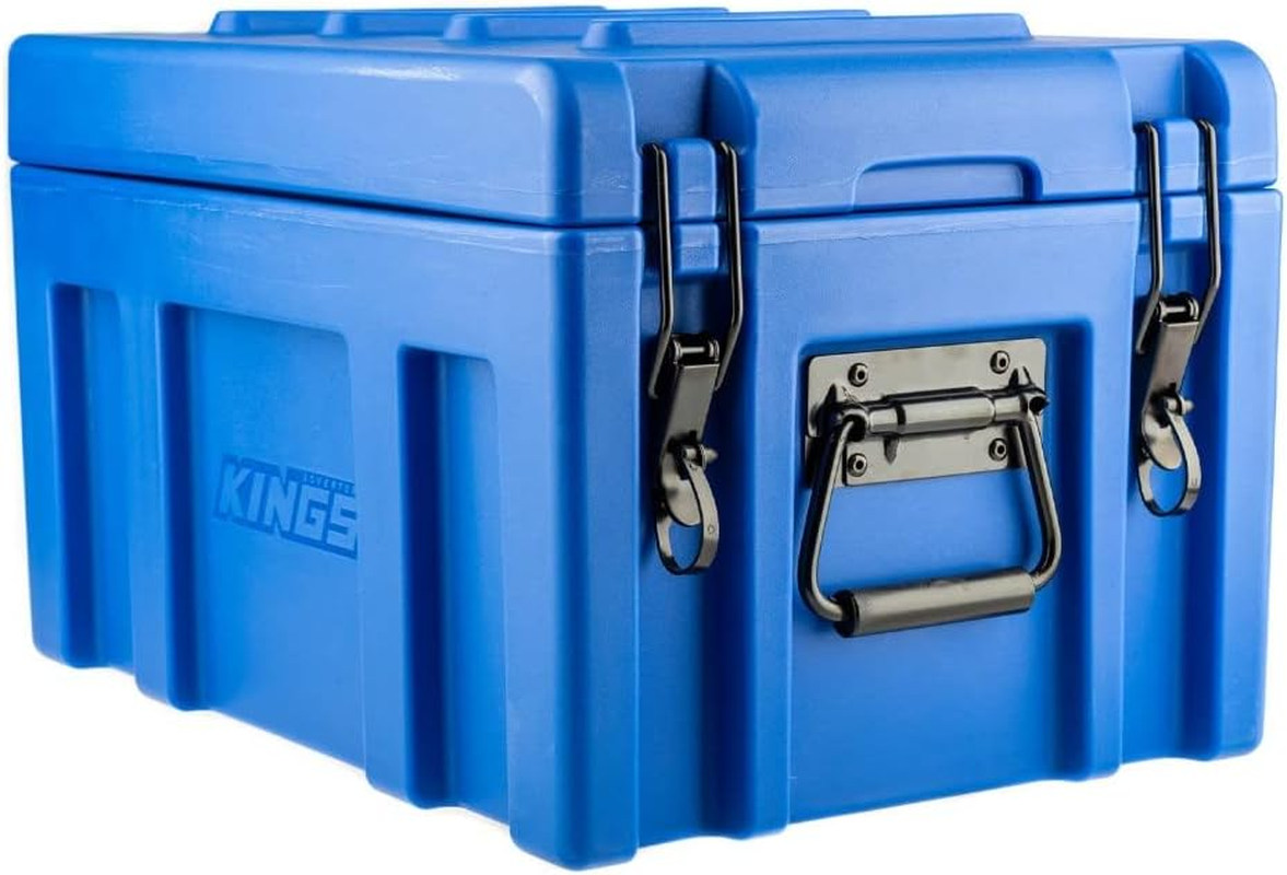 2 X Adventure Kings 45L Tough Front Opening Storage Box Strong Handle Cargo Case image number 3