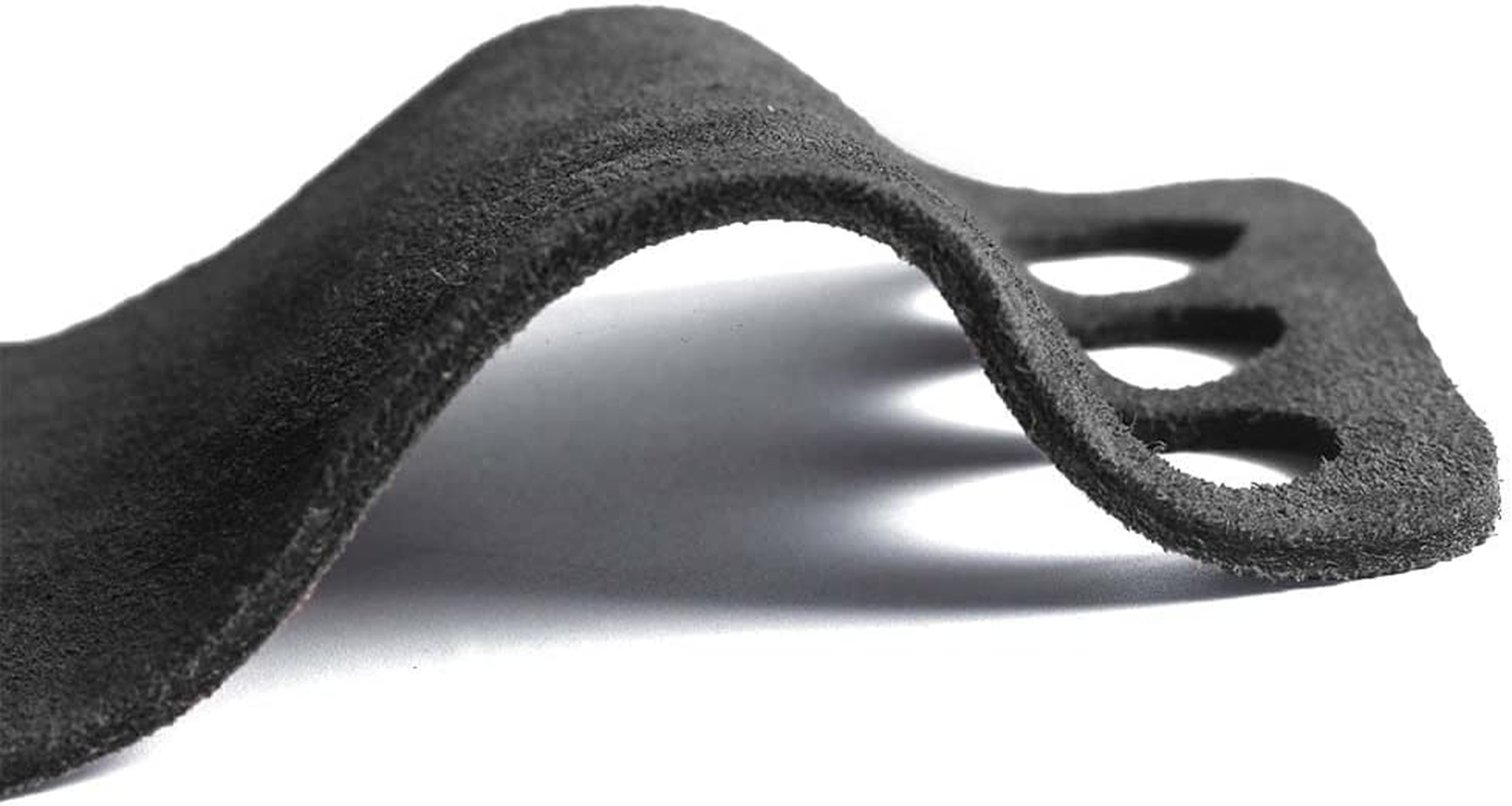 3 Hole Leather Hand Grips for Crossfit Training, Gymnastics, Full Palm Protection, Workout, Crossfit Gloves, WOD Hand Grips, Cross Training, Weight Lifting, Kettlebells, Gymnastic Rings image number 1