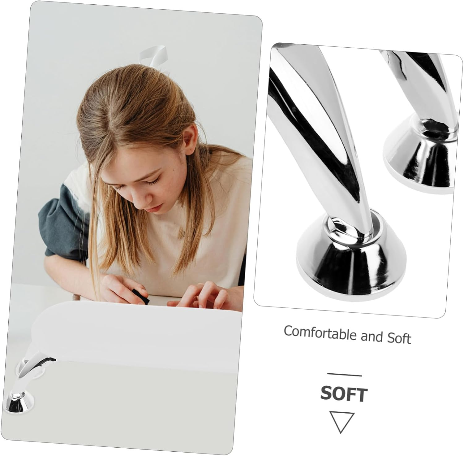 TOVINANNA Nail Hand Rest Cushion Durable Arm Rest for Nails Comfortable Manicure Hand Pillow for Salon Use Easy to Clean Portable Versatile Design image number 2