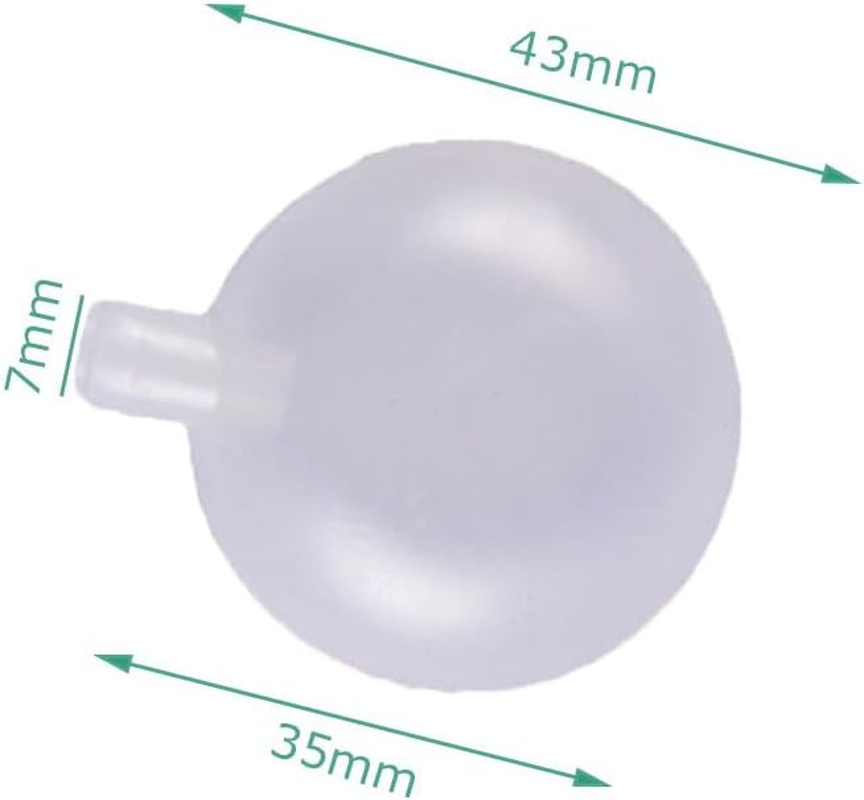 50 Pieces 35Mm Airbag Repair Toys for Noise Introduction Clear Plastic Dog Accessories and Pet Toys image number 1