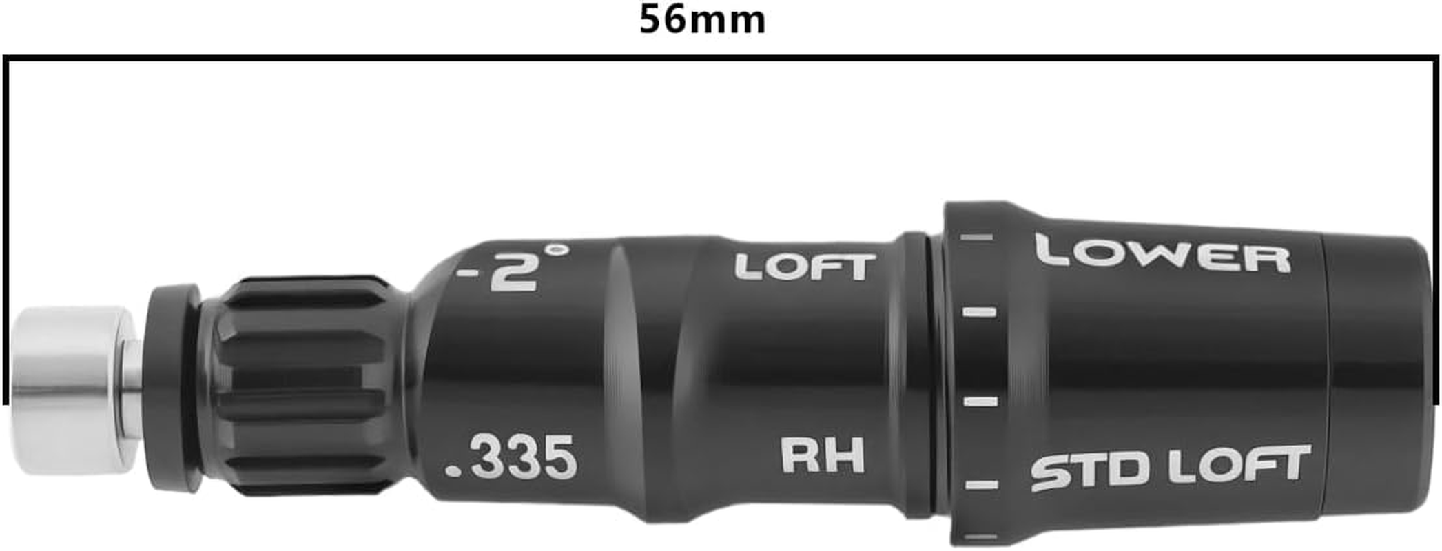 LT Easiyl 1 Pc 0.335 Golf Shaft Adapter Golf Putter Shaft Sleeve Replacement Compatible with Taylormade Qi10 RH M1-M6 Driver Black