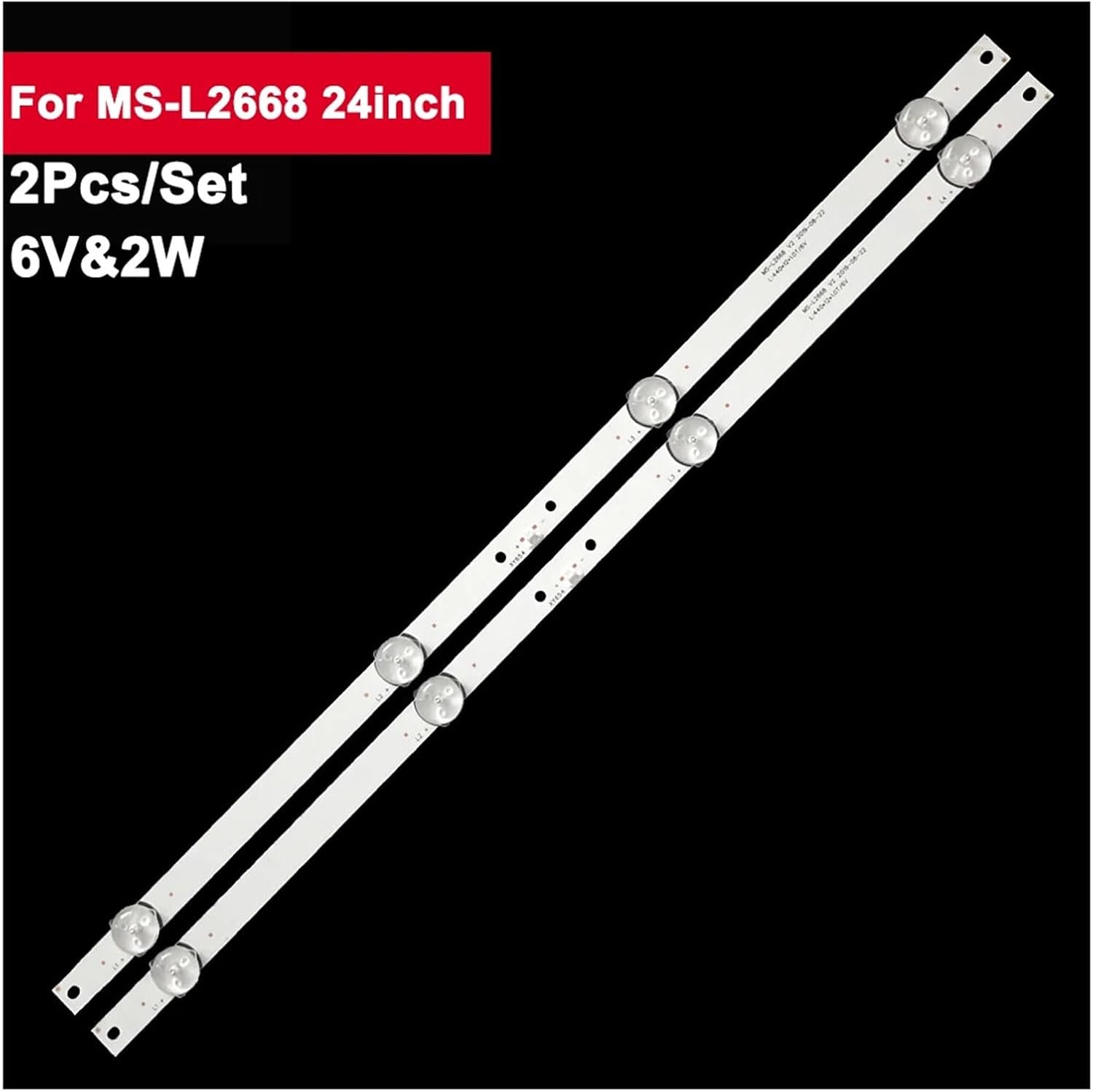6V2W 440Mm Tv Led Backlight for MS-L2668 24Inch CX236DLEDM 24HL4300HA MS-L2668 L2151 CX236DLEDM MS- LA021 image number 3