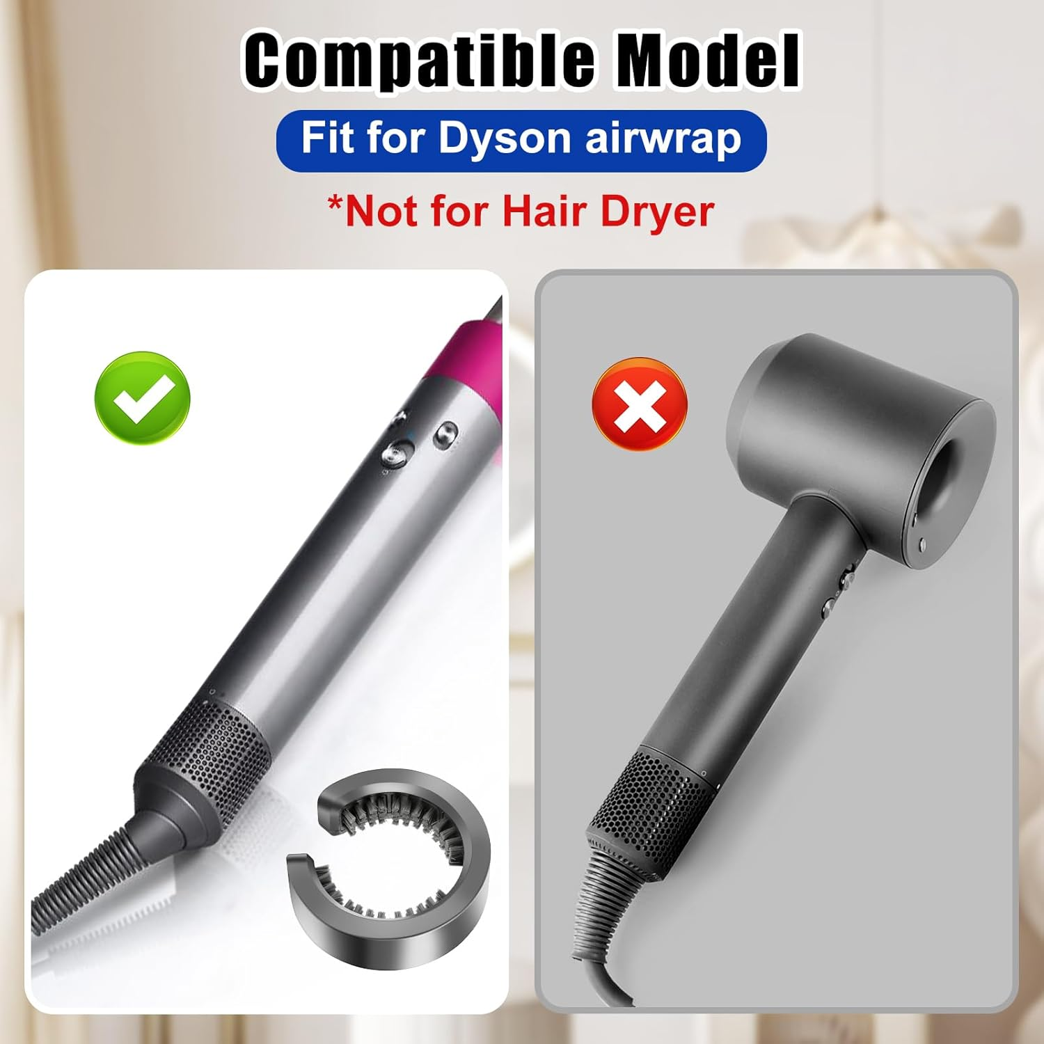 Filter Cleaning Brush for Dyson Airwrap HS01 HS05 Hair Styler Gentle Air Attachments 96976001 - 1 * Styler Filterreinigerb&uuml;rste image number 2