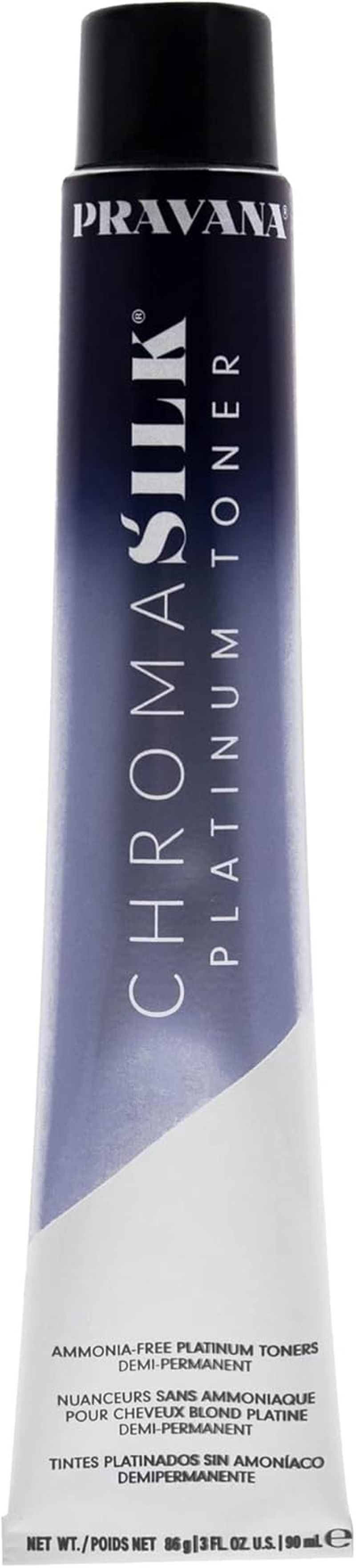 Pravana Chromasilk Demi-Permanent Platinum Toner 90 Ml, Smoke
