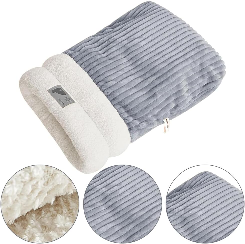 Cat Sleeping Bag Bed, Washable Dog Snuggery, Breathable Semi-Enclosed Cat & Dog Bed, Comfortable Pet Snuggle Sack, Warm Cat Sleeping Beds for Indoor Cats image number 6