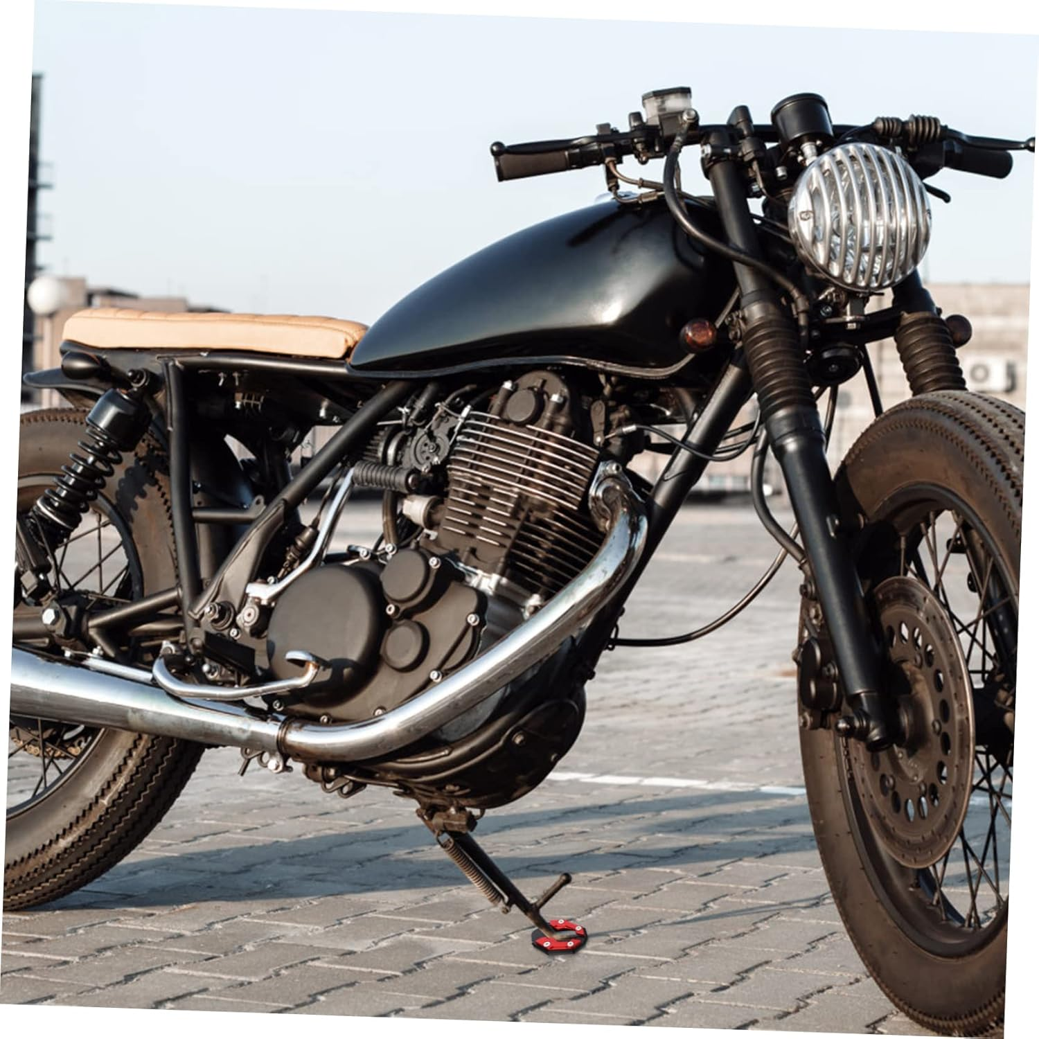 Motorcycle Kickstand Enlarger Pad Nmax155 Foot Side Stand Pad Kickstand Support Plate