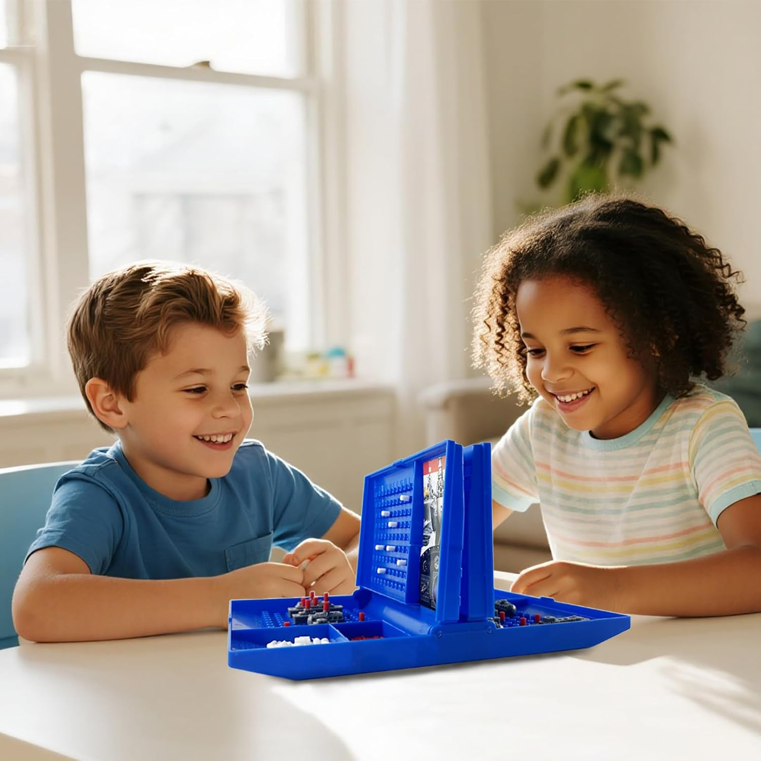 ZUNIPLEX Battleship Classic Board Game - Strategy Game for the Whole Family from 5 Years (Blue) image number 2