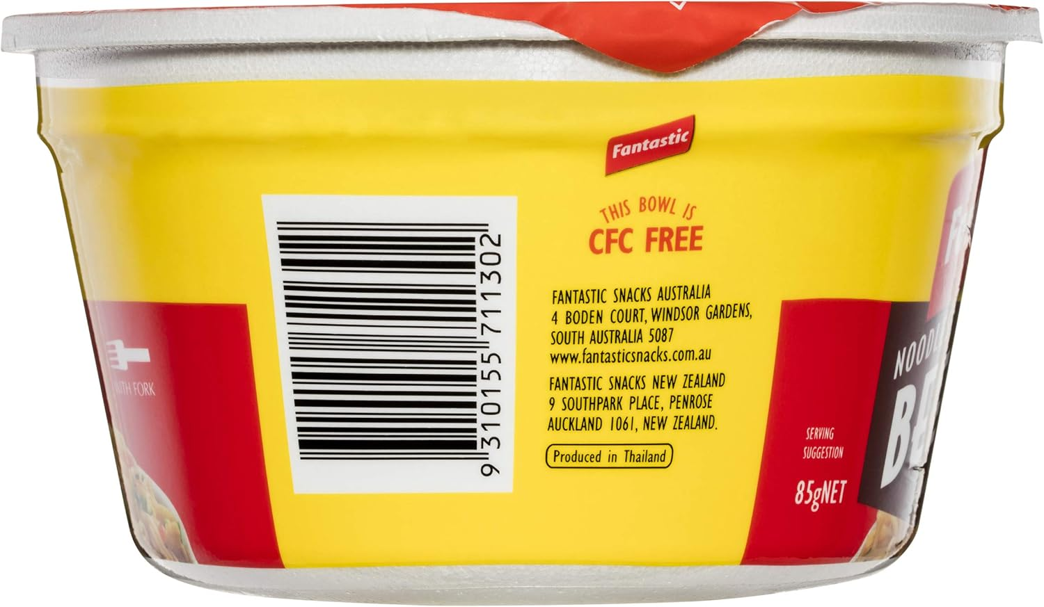 Fantastic Bowl Noodle, Beef, 85G image number 1