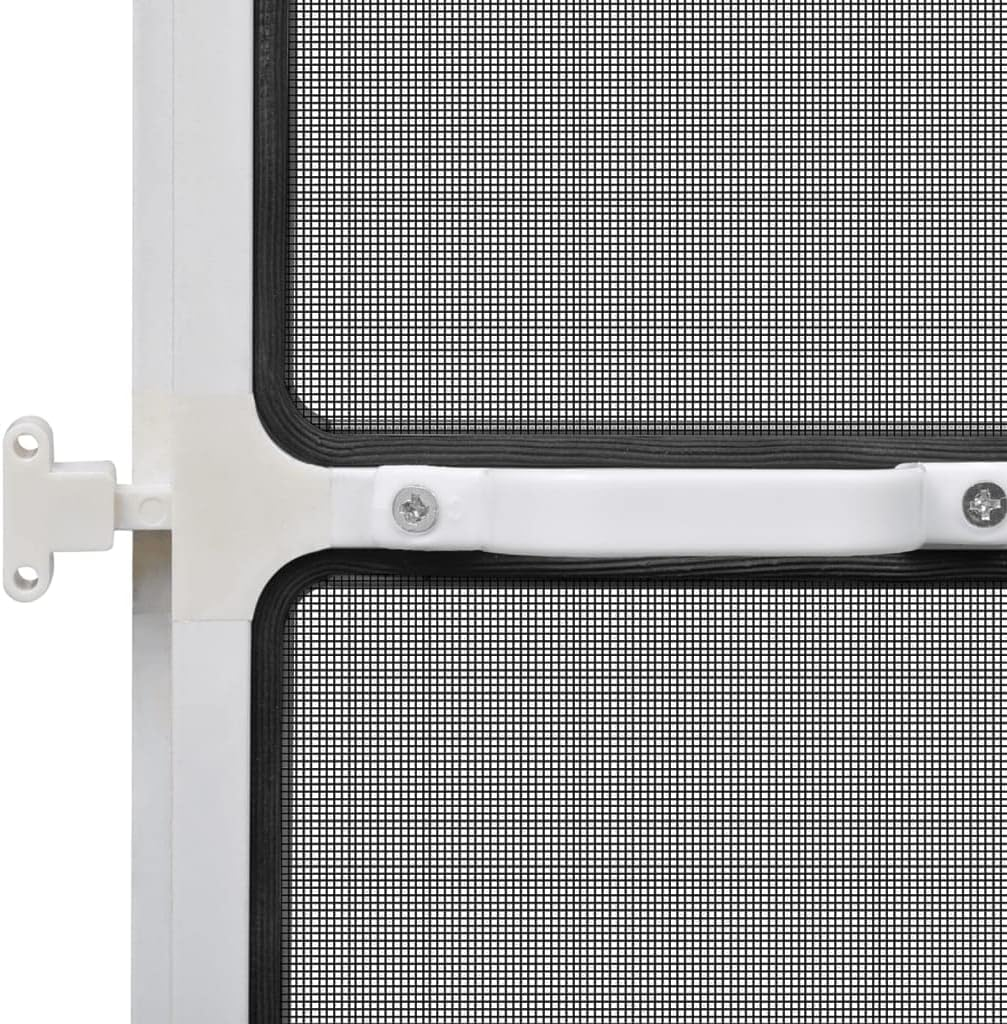 Vidaxl Hinged Insect Screen for Doors White 100X215Cm Fly Mesh Guard Curtain image number 3