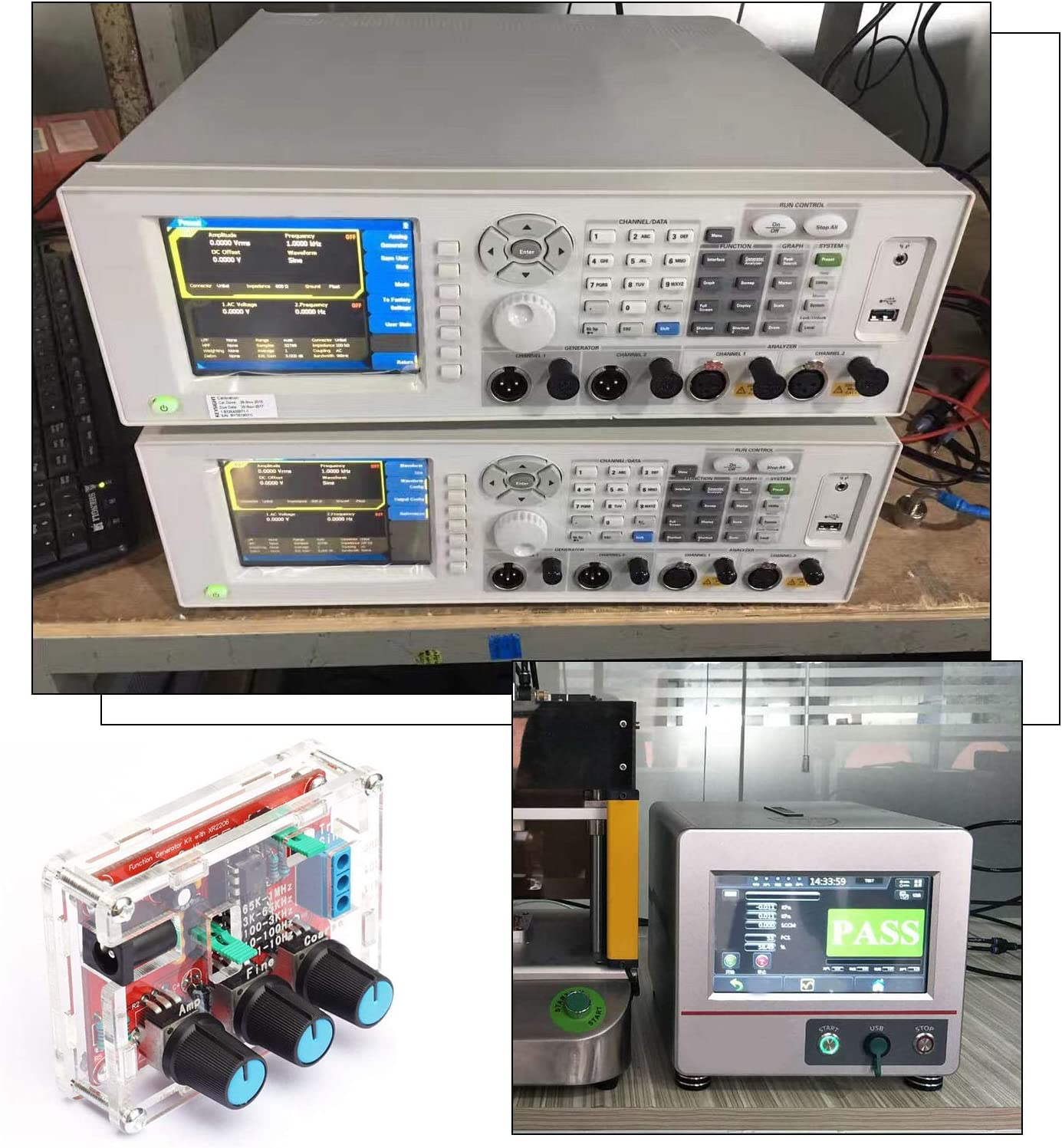 Emsea XR2206 High Precision Function Signal Generator DIY Kit with User Manual Sine/Triangle/Square Wave Adjustable Frequency Amplitude image number 5