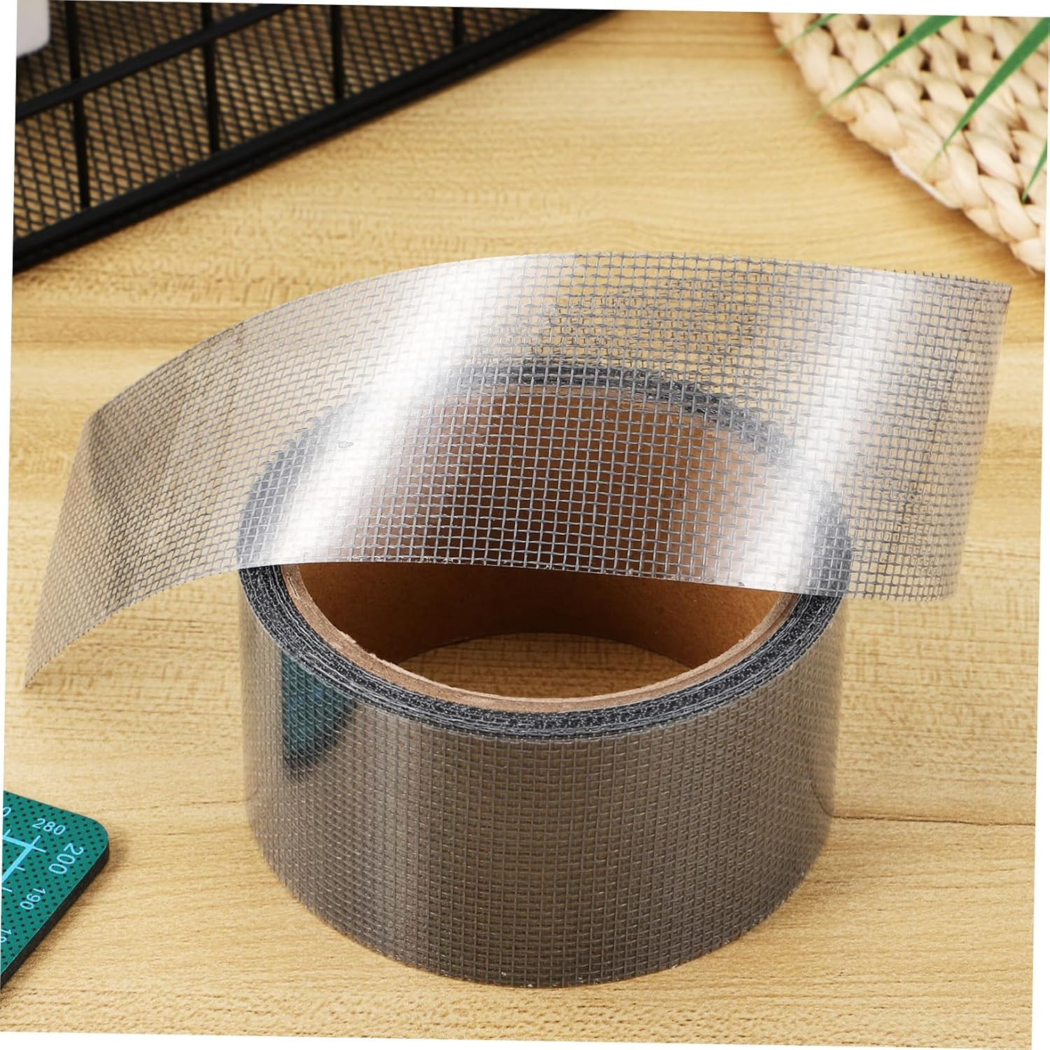 Screen Mesh Repair Tape Self-Adhesive Window Screen Repair Kit 5Cm X 5M Grey Easy to Use for Home and Outdoor Applications