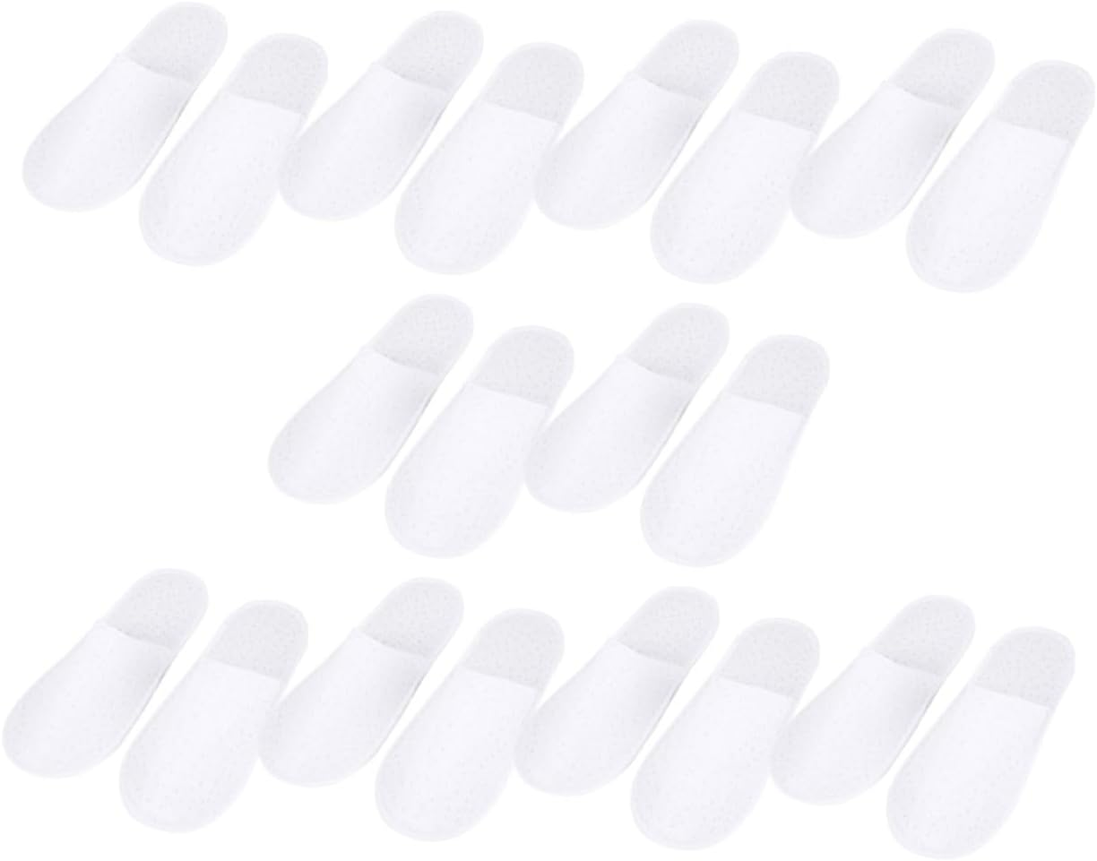 Healeved Slippers Outdoor Booties Travel Slipper Sandals Toiletries Non-Woven Fabric Dark Grey