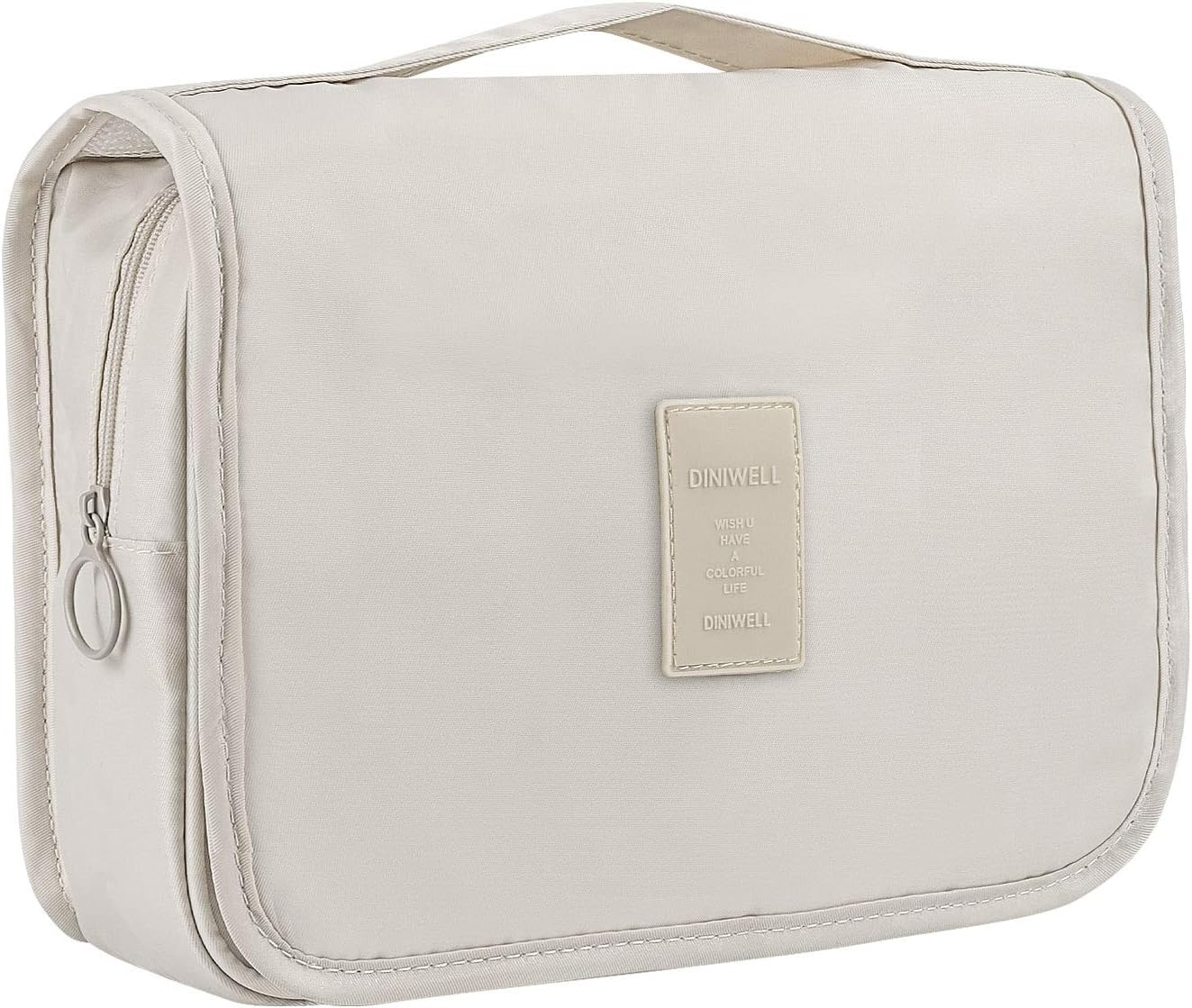 Trawila Travel Hanging Toiletry Bag Cosmetic Bag Makeup Organizers for Men & Women with Sturdy Hook, Blue Flower, Fashion