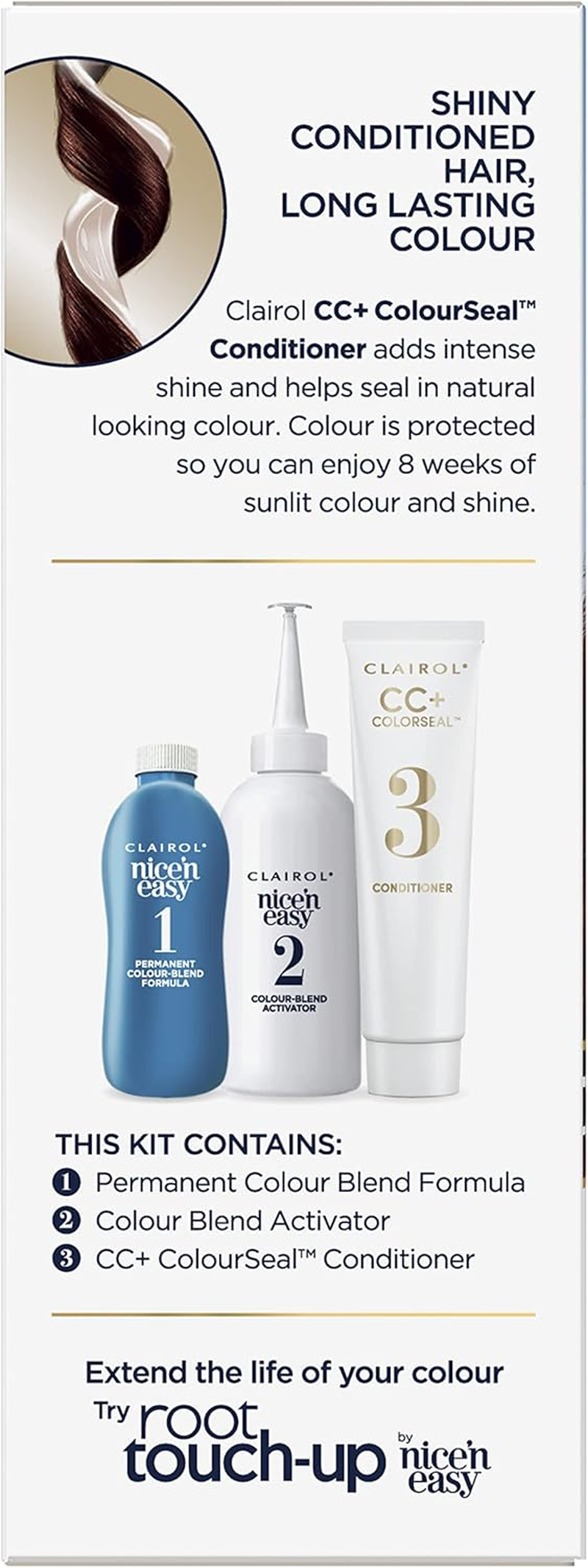 Clairol Nice 'N Easy Permanent Colour 3.5BG Natural Dark Burgundy (Pack of 3) image number 2