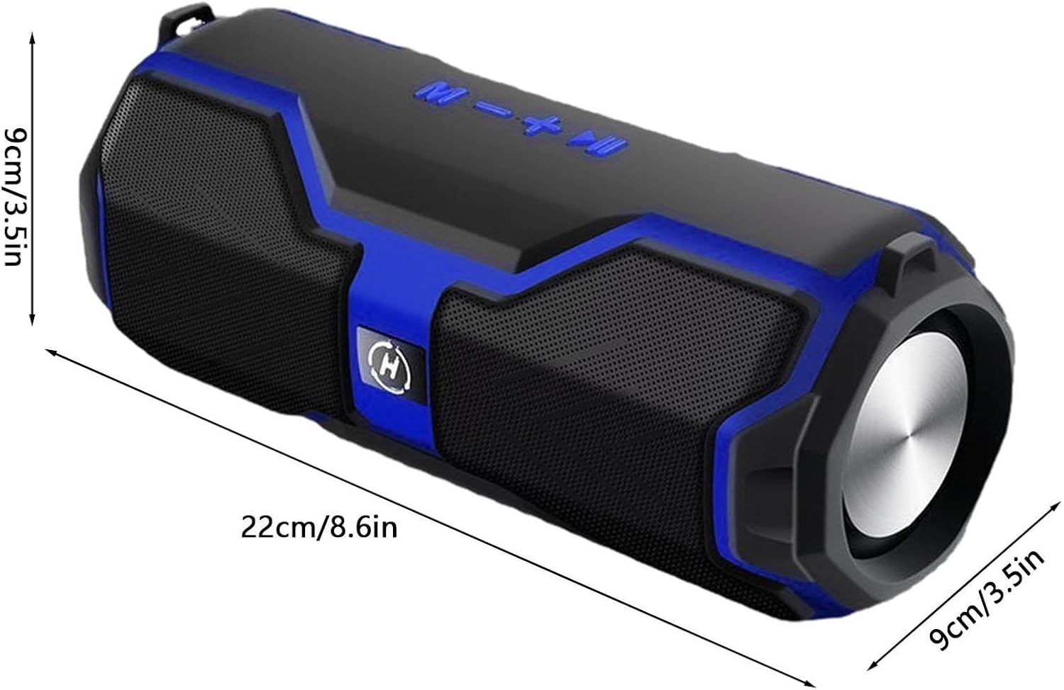 Loud Speaker for Partys | Wireless Boombox with Punchy Bass,Portable Compact Travel Speaker Boombox for Shower, Outdoor, Home, Beach image number 4