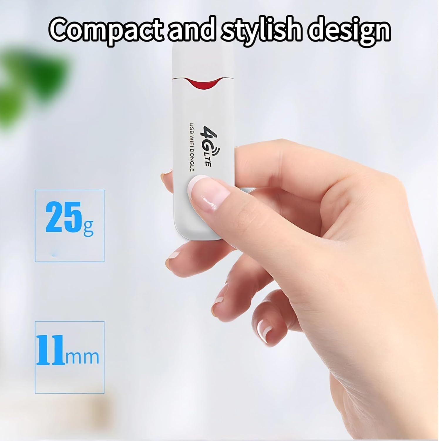 4G LTE USB Portable Wifi Router,Usb Power SIM Card Slot 4G LTE Wifi Modem,High Speed Wifi Router, with Wifi Hotspot image number 6