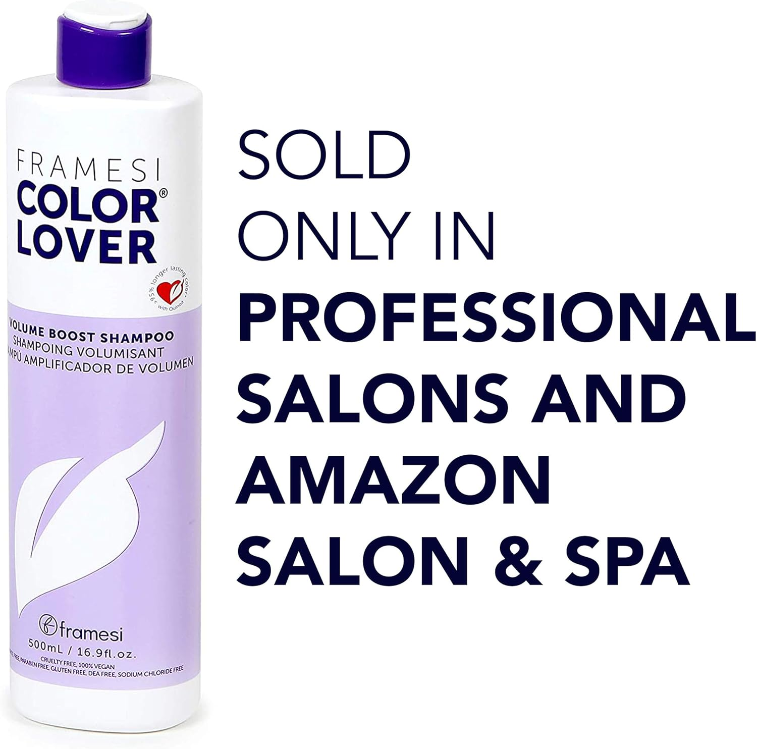 Framesi Color Lover Volume Boost Shampoo, 16.9 Fl Oz, Sulfate Free Shampoo, Color Treated Hair image number 6