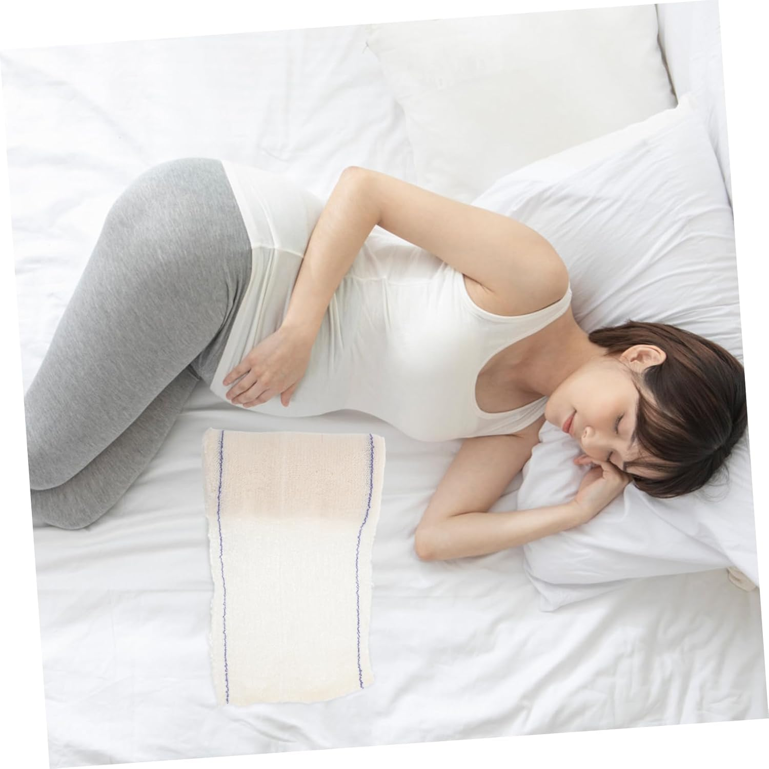 GANAZONO Postpartum Support Band for Women Adjustable Belly Band Chest Wrap Comfortable Breathable Design for Pelvic Correction Enhances Hip Appearance Firmness image number 3