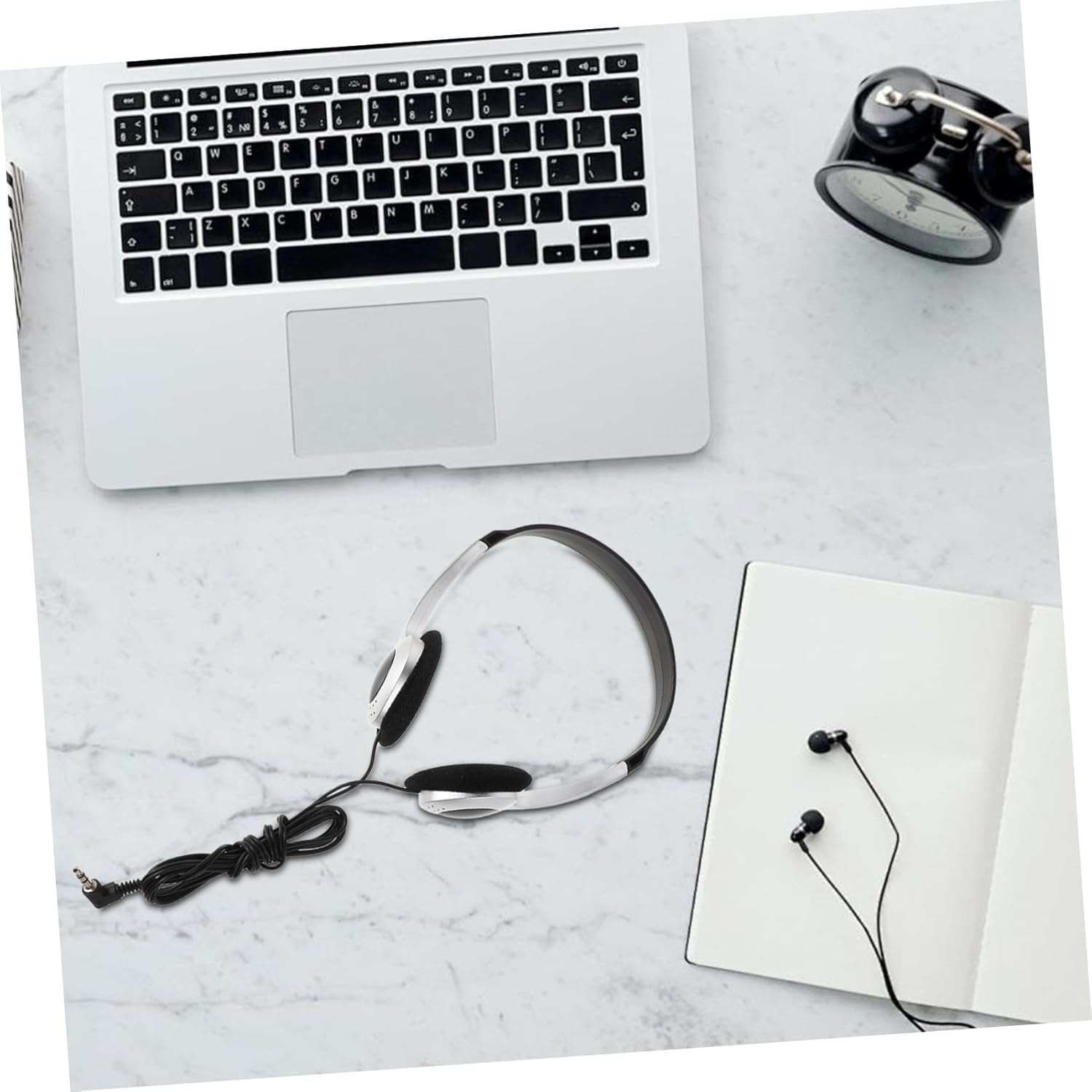 HOMSFOU Retro Wired On-Ear Headphones for Kids and Students with Comfortable Fit, Lightweight Portable Design, Usb-C Adapter Included for School, Travel, and Library Use image number 4