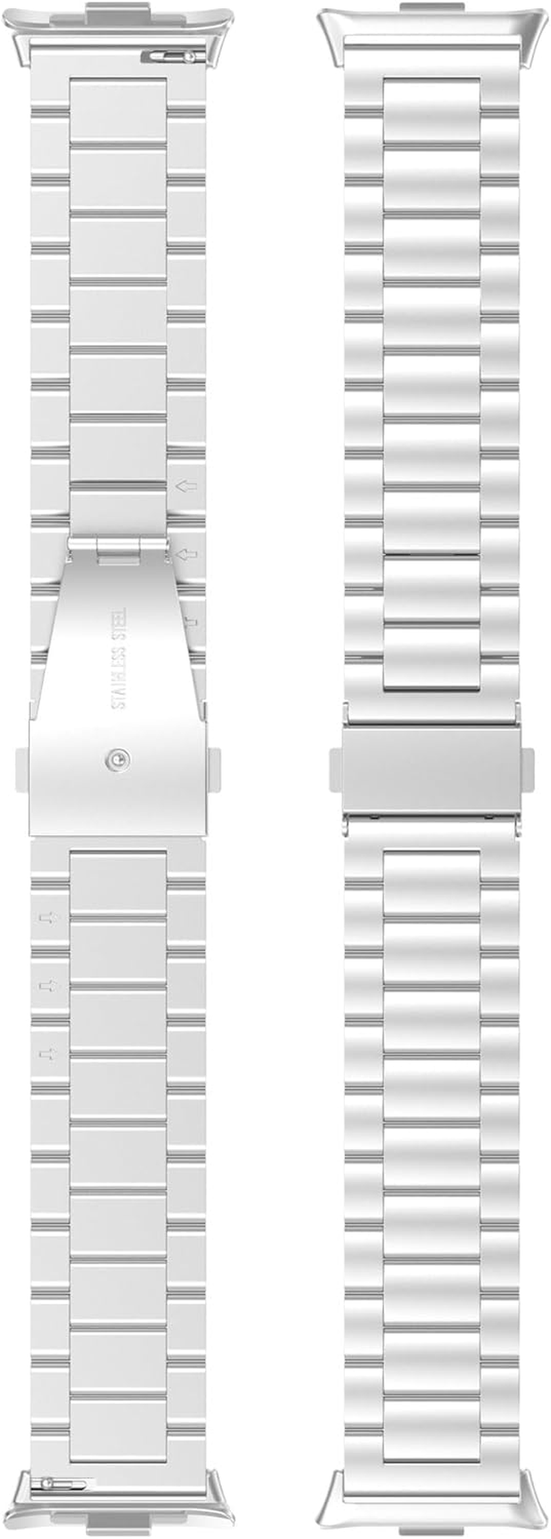 Chofit Stainless Steel Watch Bands for Xiaomi Smart Band 9 Pro/8 Pro Band, Metal Replacement Straps Bracelet Wristband for Mi Band 9 Pro/8 Pro Strap image number 2