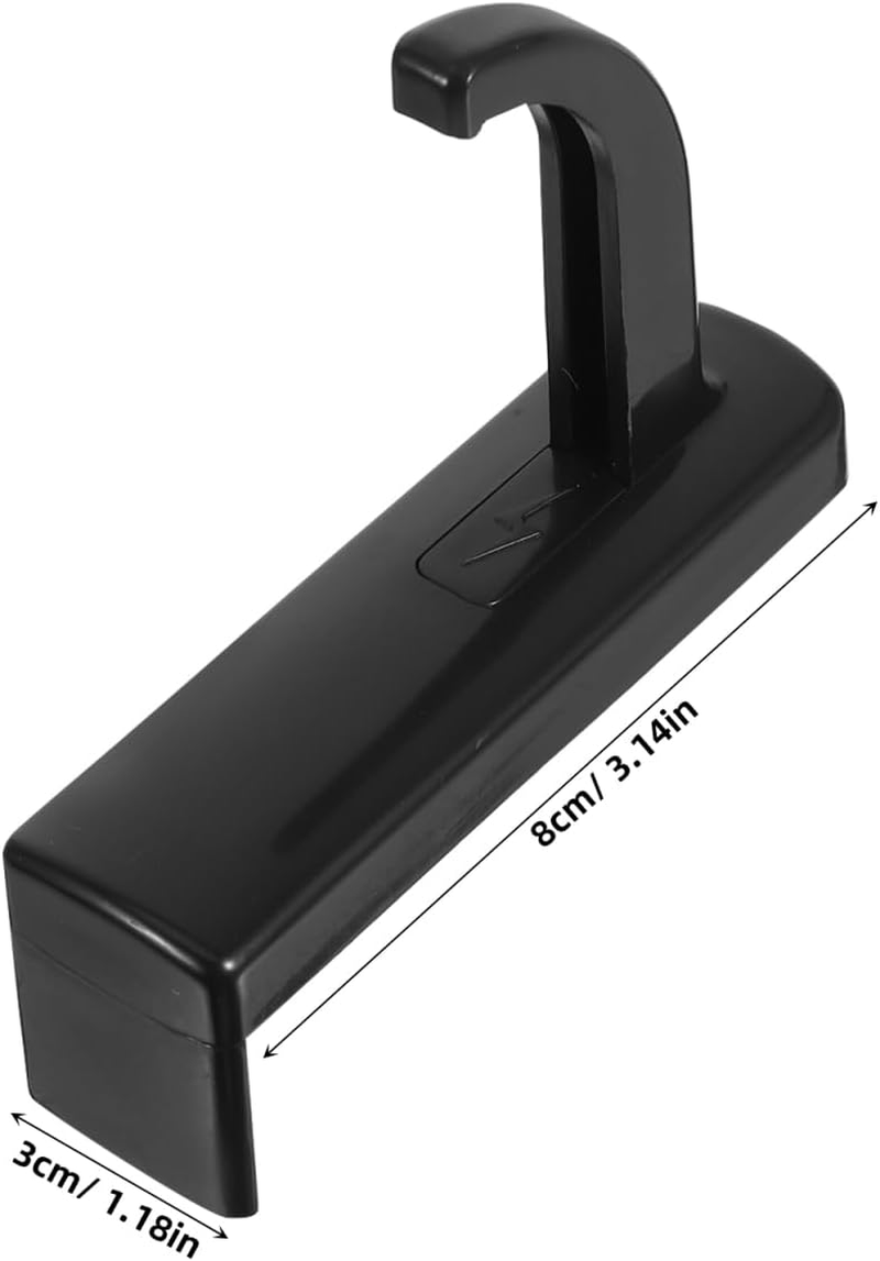 Angoily 5Pcs Headphone Hook Gadget Screen Monitor Headphones Earphones Sport Headphones Headset Mount for Monitor Dual Headphone Stand Headset Holder Mount Cable Hub Black Plastic