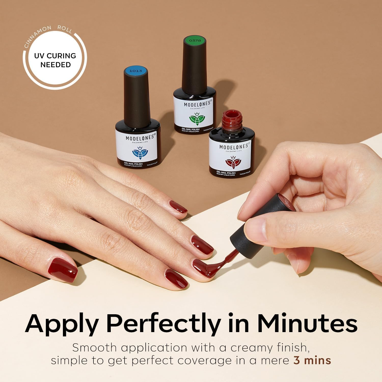 Modelones 32 PCS Gel Nail Polish Set, 28 Colors Spring Summer Rainbow Gel Polish with No Wipe Base Coat, Glitter & Glossy & Matte Top Coat Soak off LED Nail Art Kit Salon at Home image number 2