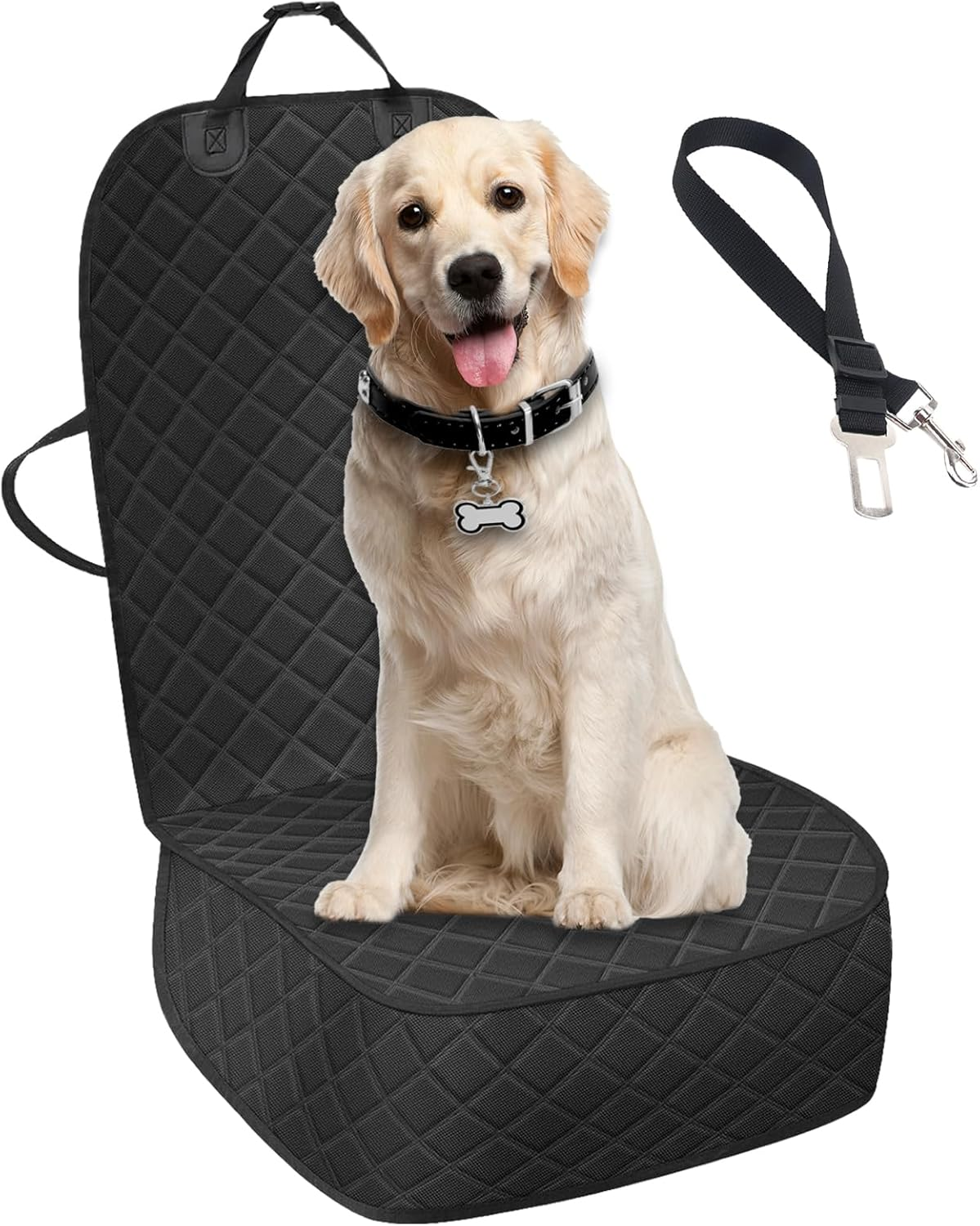 VBGURR Dog Seat Cover for Car, Waterproof Car Seat Protector for Dogs with Seat Belt, Ideal for Car, SUV, Truck, Car, Pet Blanket for Safe Transport
